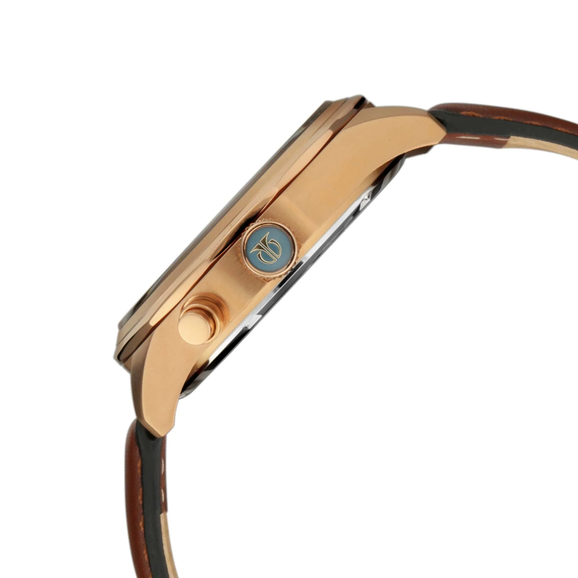 Titan Maritime Green Dial Multi Leather Strap watch for Men - Image 5