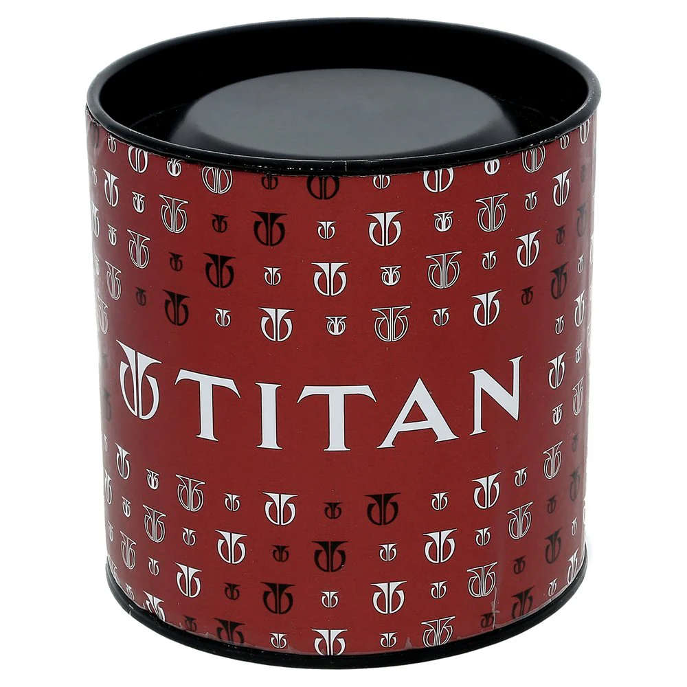 Titan Metal Brown Dial Analog with Day and Date Stainless Steel Strap Watch for Men - Image 5