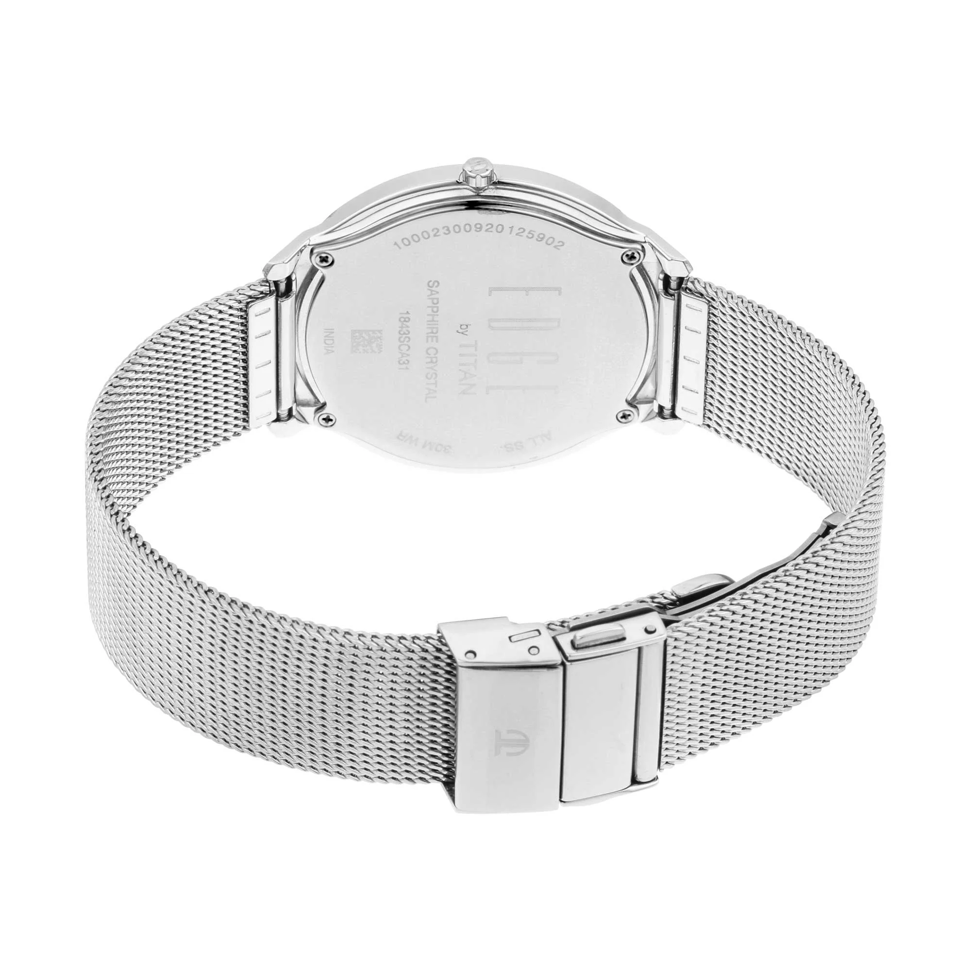 Titan Minimals Grey Dial Analog Stainless Steel Strap Watch for Men - Image 6