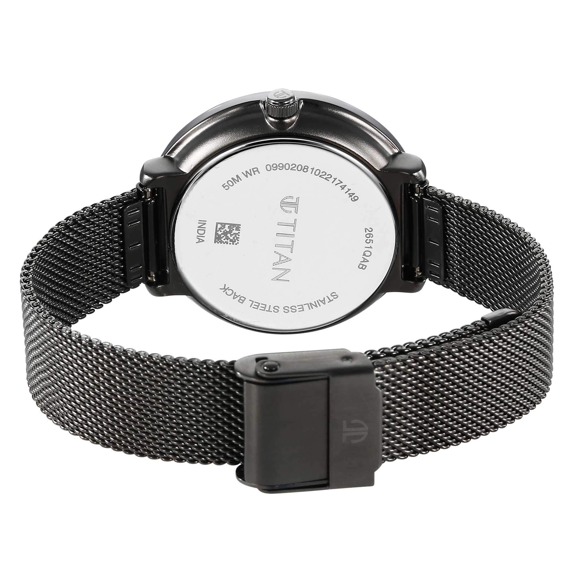 Titan Neo Grey Dial Analog Stainless Steel Strap watch for Women - Image 6