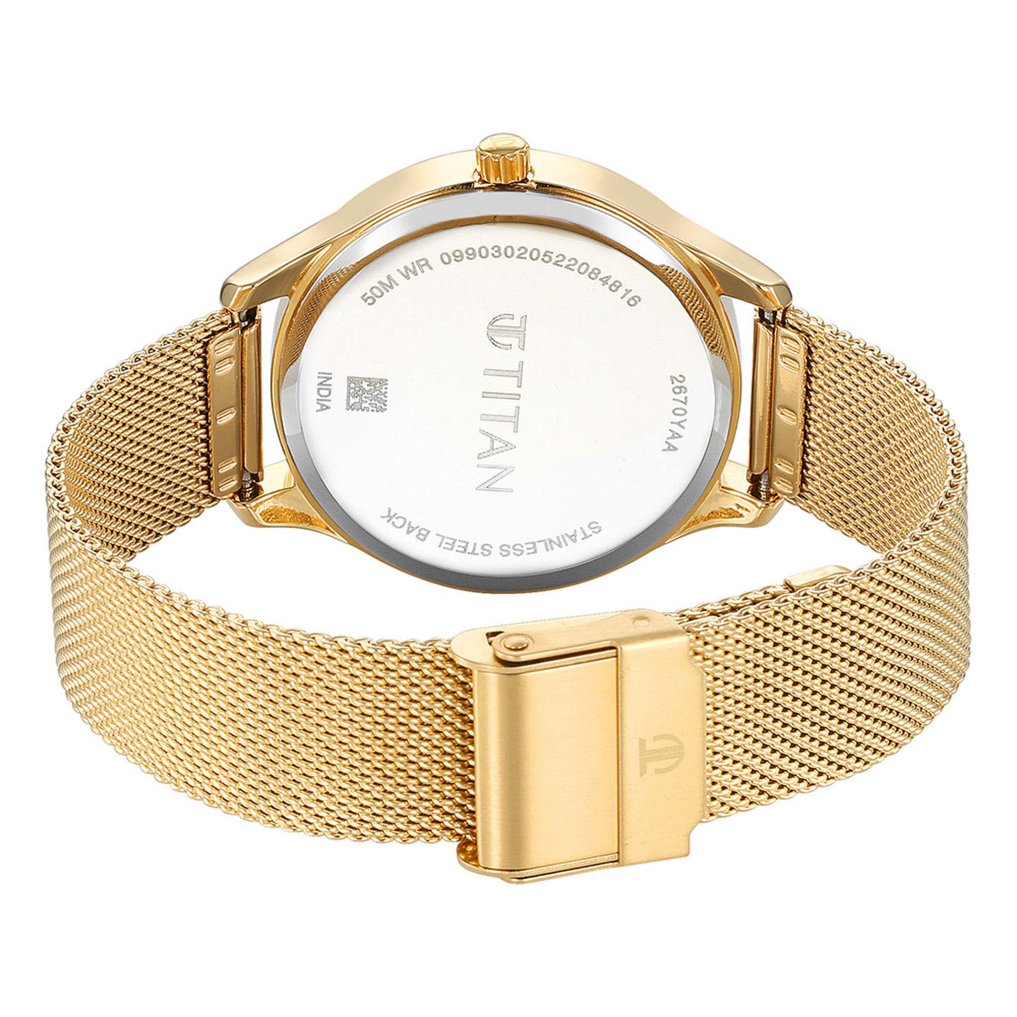 Titan Neo Workdays Black Dial Multi Stainless Steel Strap watch for Women - Image 6
