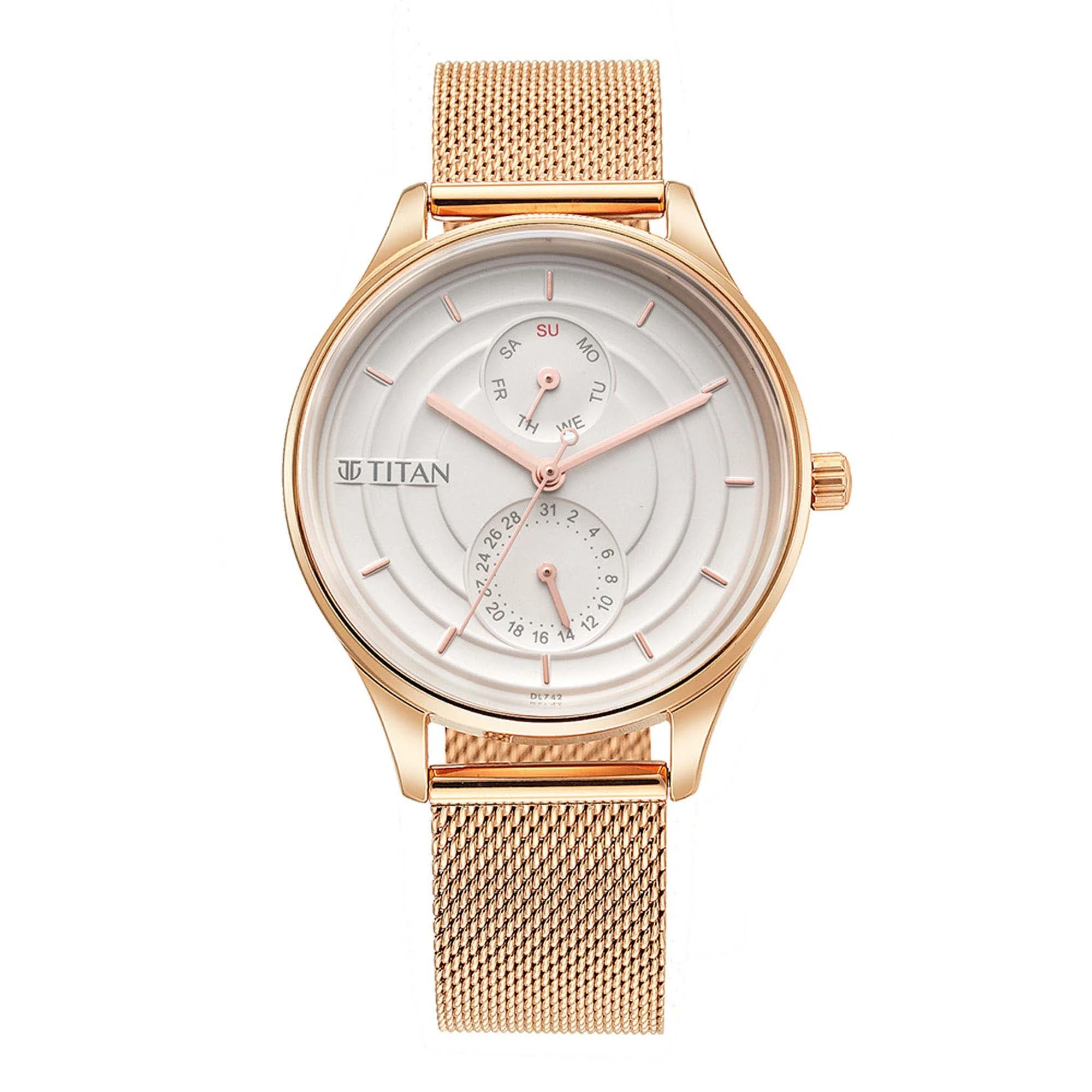 Titan Neo Workdays Silver Dial Multi Stainless Steel Strap watch for Women - Image 2