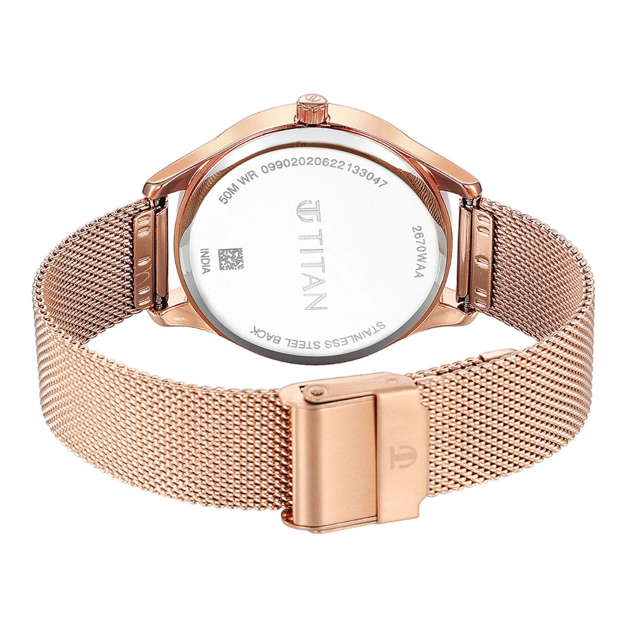 Titan Neo Workdays Silver Dial Multi Stainless Steel Strap watch for Women - Image 6