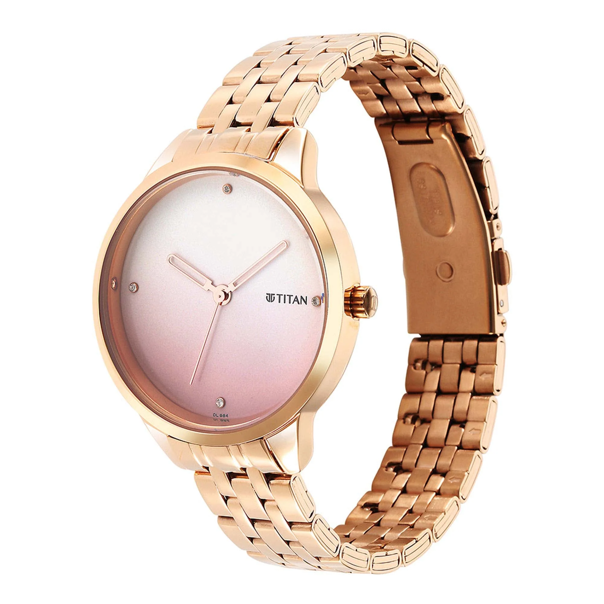 Titan Pastel Dreams Purple Dial Analog Metal Strap watch for Women - Image 3