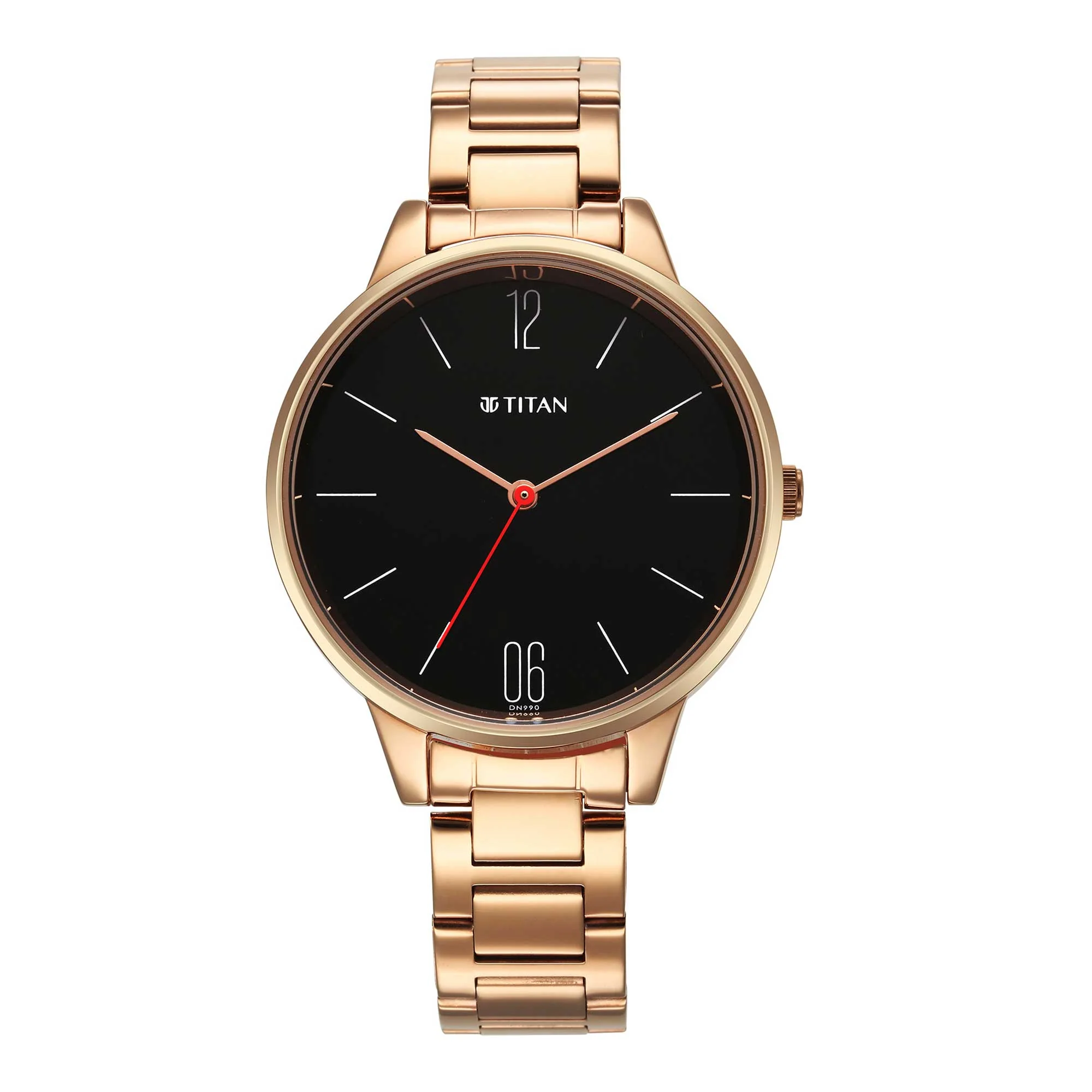 Titan Quartz Analog Black Dial Watch for Women - Image 2