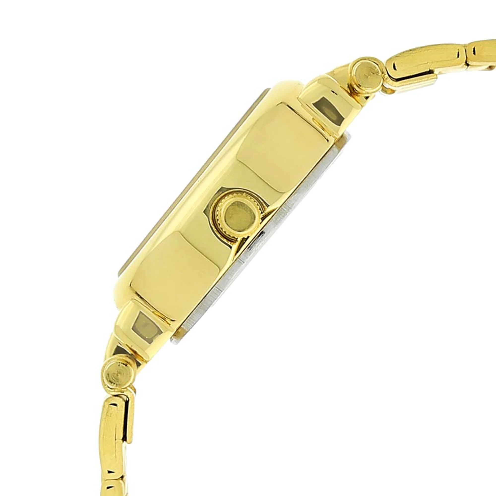 Titan Quartz Analog Champagne Dial Stainless Steel Strap Watch for Women - Image 3