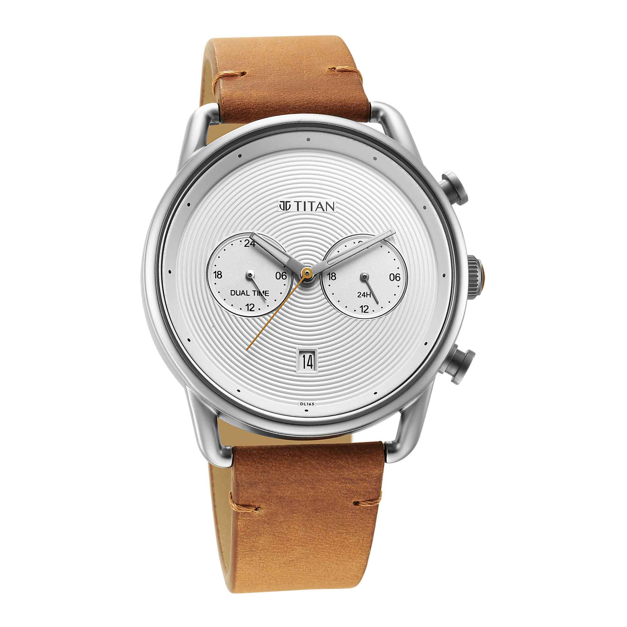 Titan Quartz Analog Leather Strap Watch for Men - Image 3