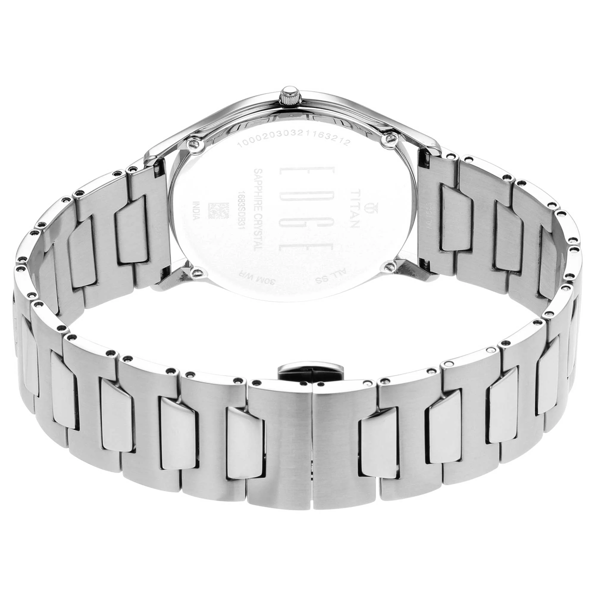 Titan Quartz Analog Silver Dial Stainless Steel Strap Watch for Men - Image 4