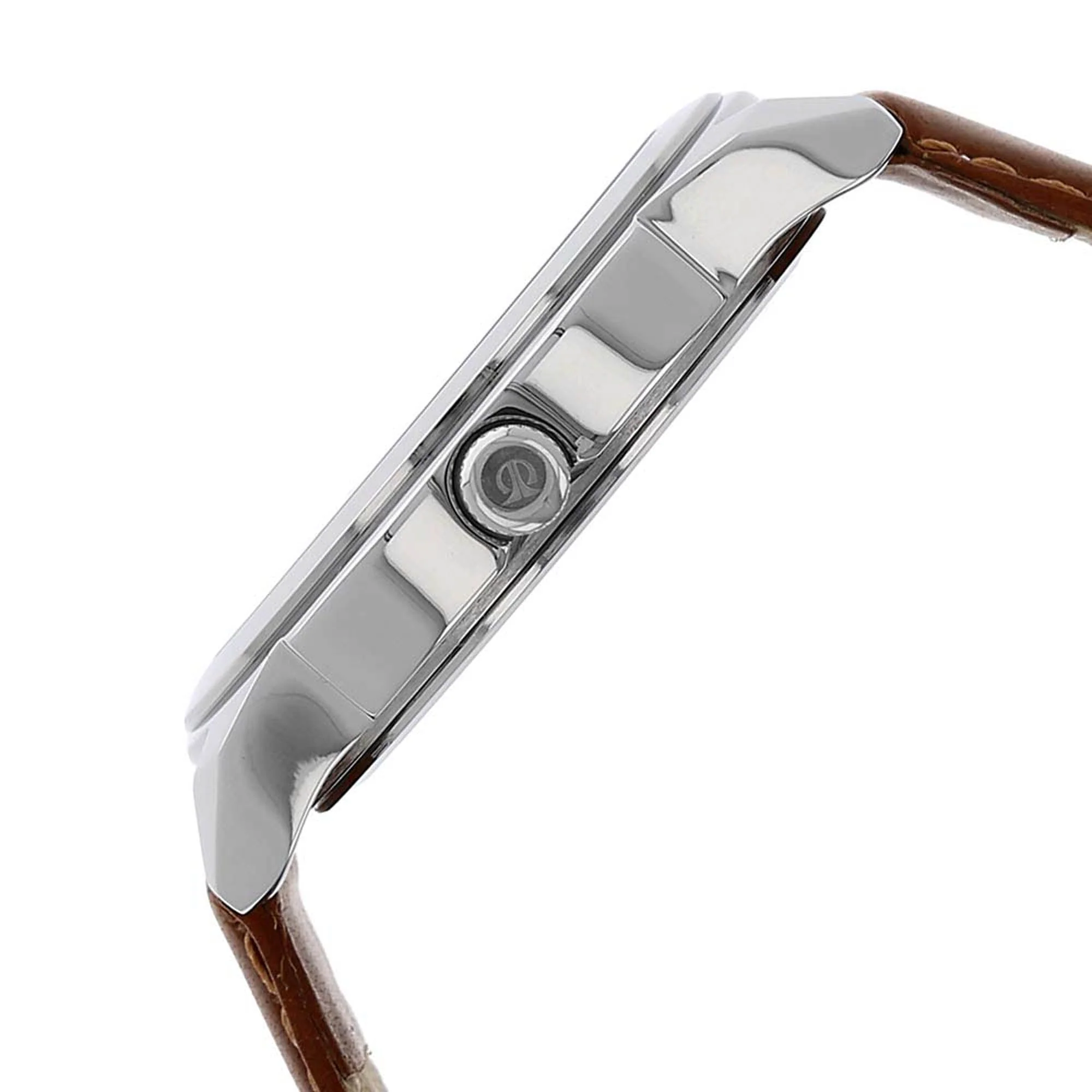 Titan Quartz Analog White Dial Leather Strap Watch for Men - Image 3