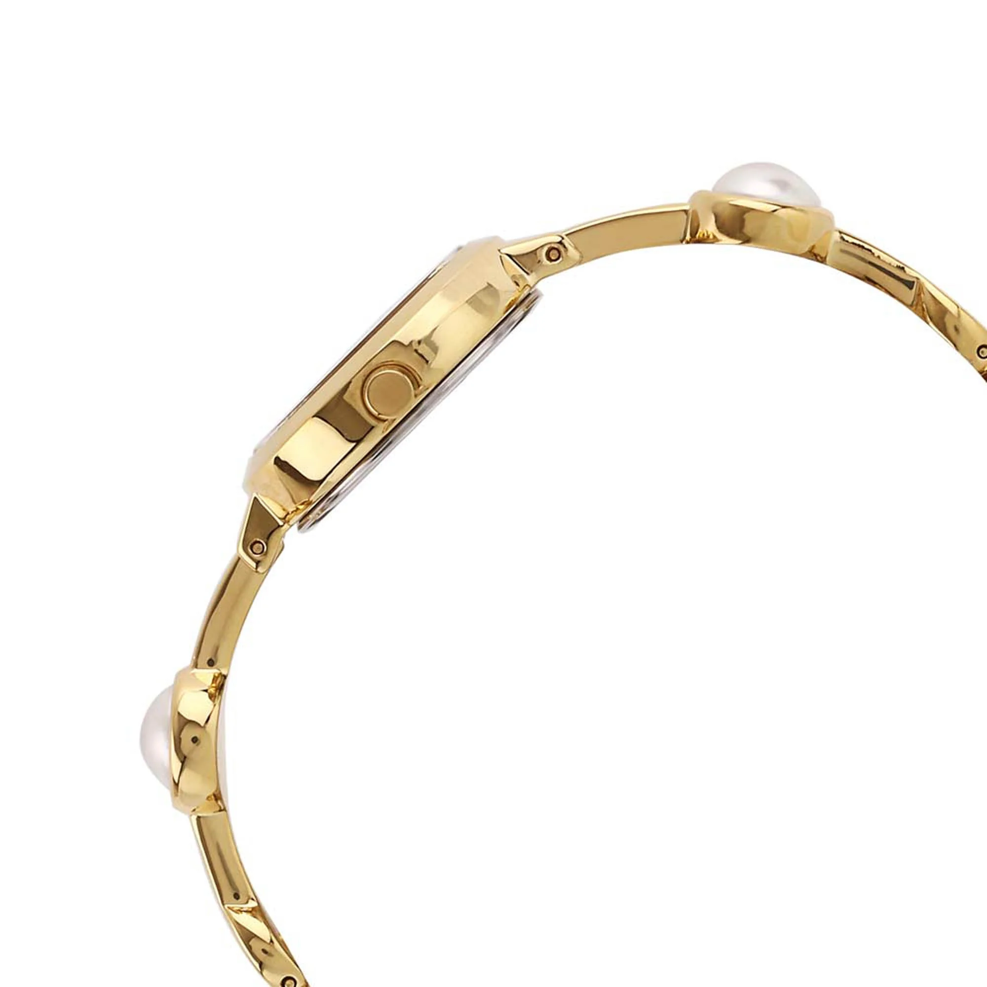 Titan Quartz Analog White Dial Metal Strap Watch for Women - Image 3