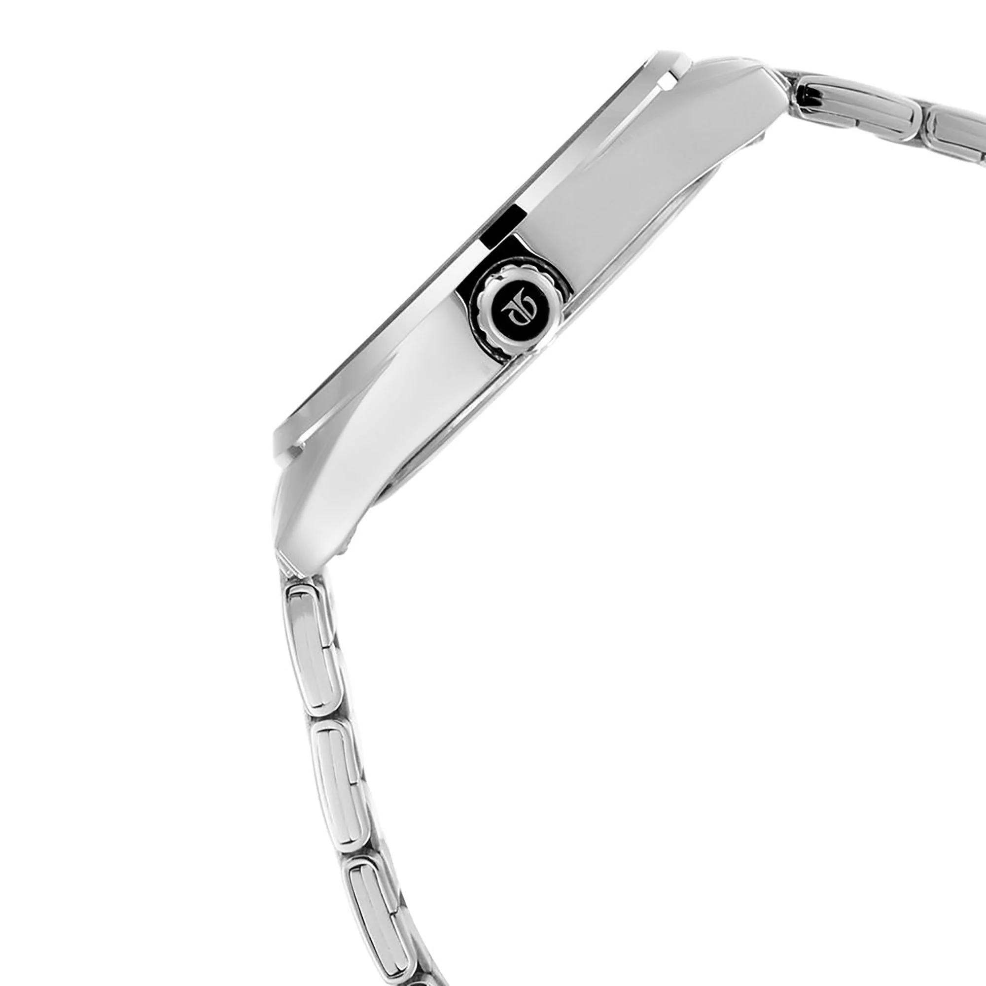 Titan Quartz Analog White Dial Stainless Steel Strap Watch for Men - Image 3