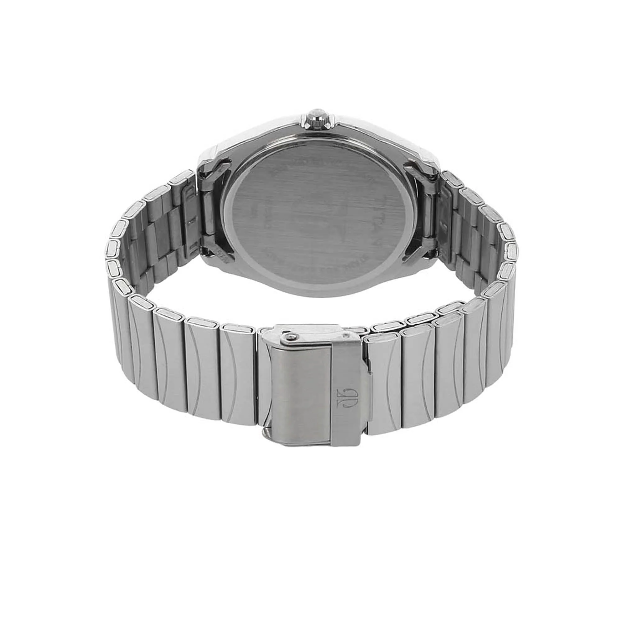 Titan Quartz Analog with Day and Date Black Dial Stainless Steel Strap Watch for Men - Image 4