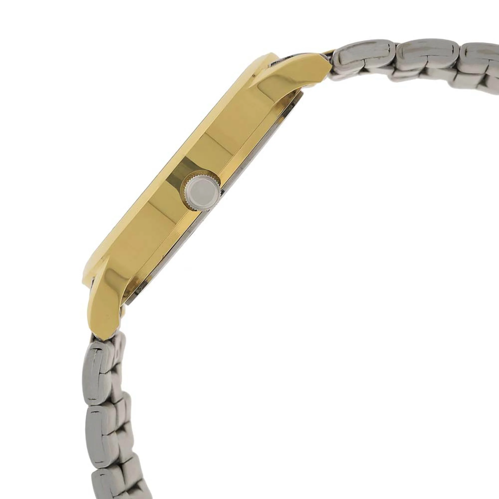 Titan Quartz Analog with Day and Date Champagne Dial Stainless Steel Strap Watch for Men - Image 4