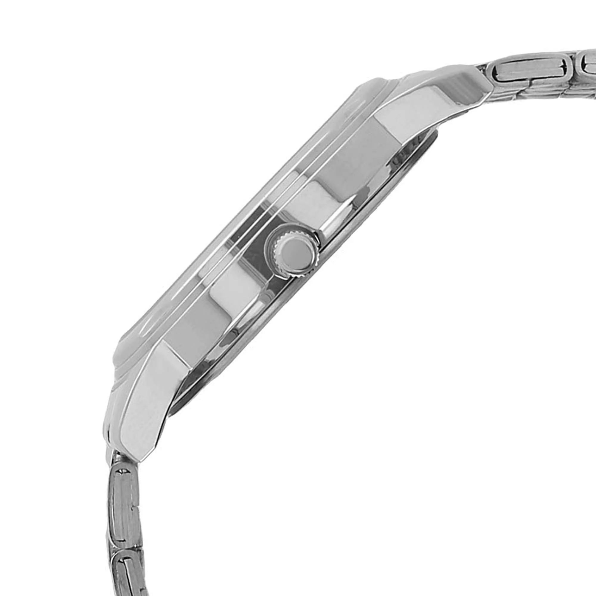 Titan Quartz Analog with Day and Date Silver Dial Stainless Steel Strap Watch for Men - Image 3
