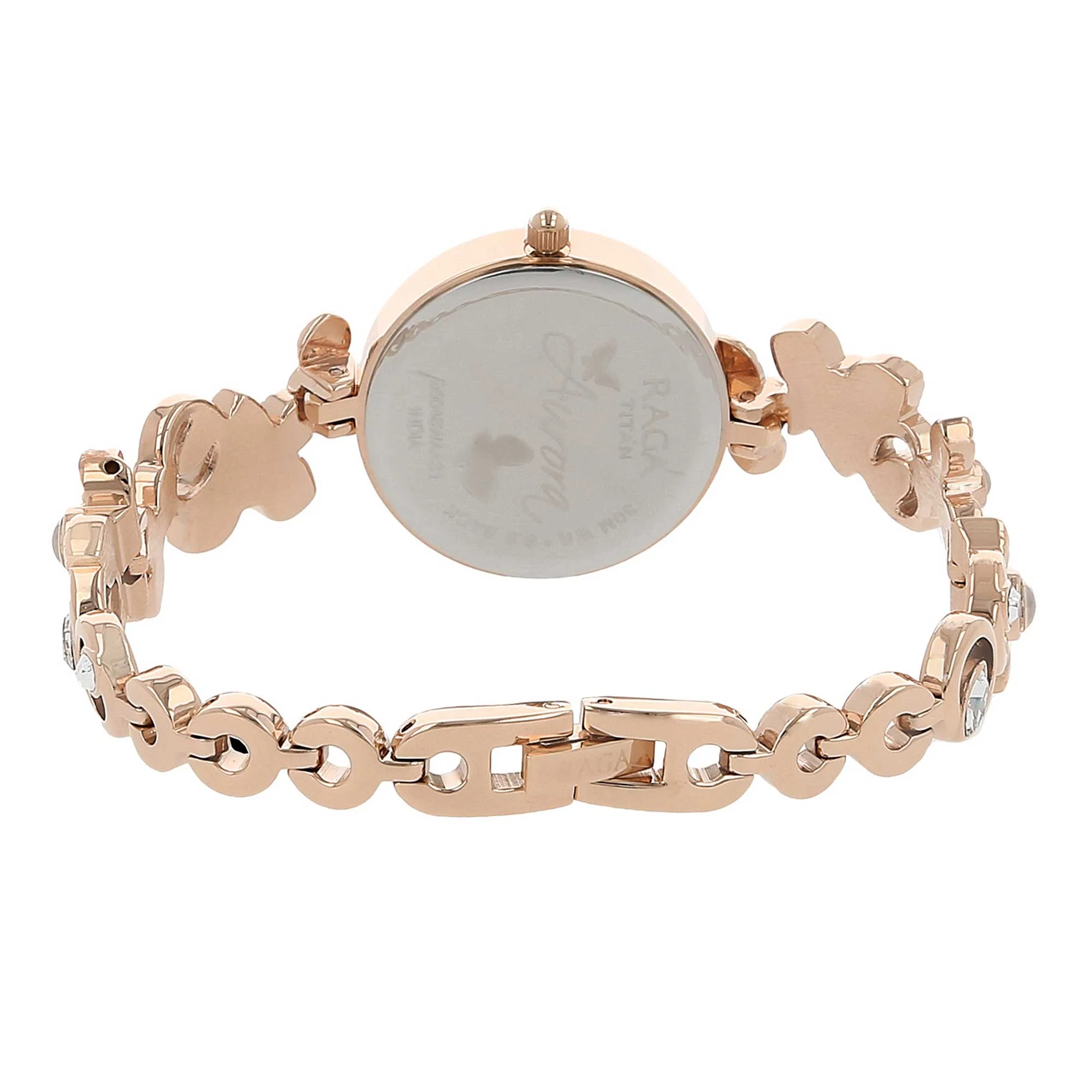 Titan Raga Aurora Mother of Pearl Dial Women Watch With Metal Strap - Image 4