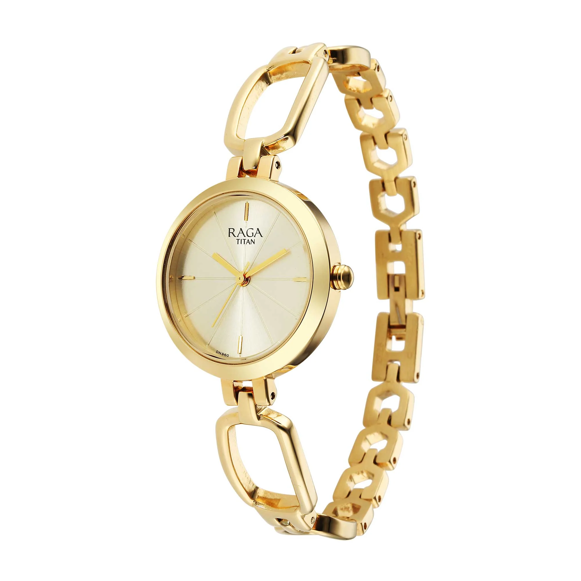Titan Raga Champagne Dial Watch for Women - Image 4
