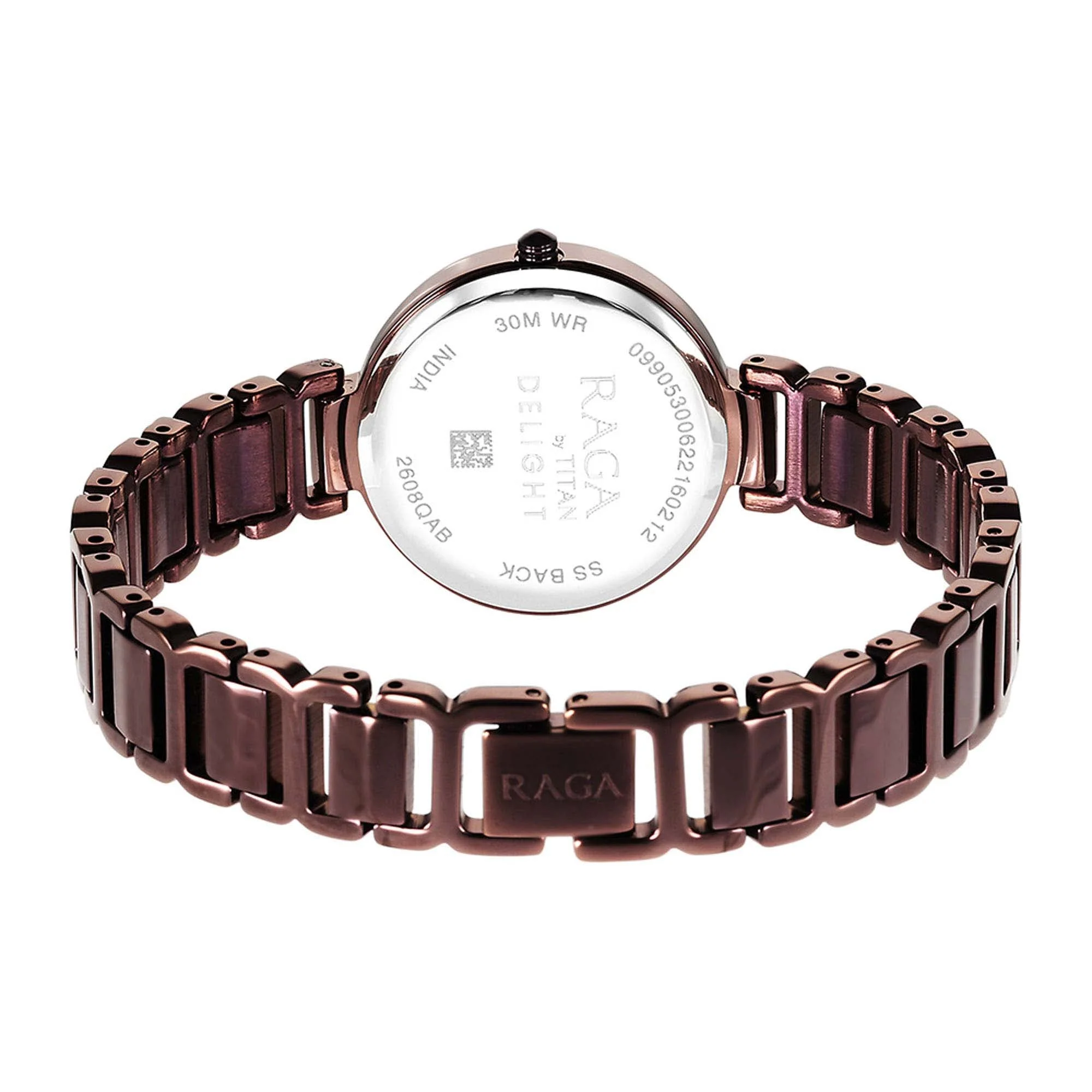 Titan Raga Delight Brown Dial Analog Metal Strap watch for Women - Image 6