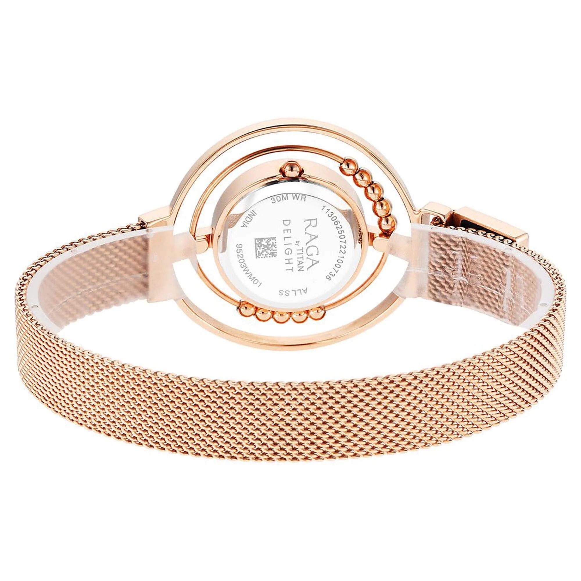 Titan Raga Delight Mother Of Pearl Dial Analog Stainless Steel Strap watch for Women - Image 6