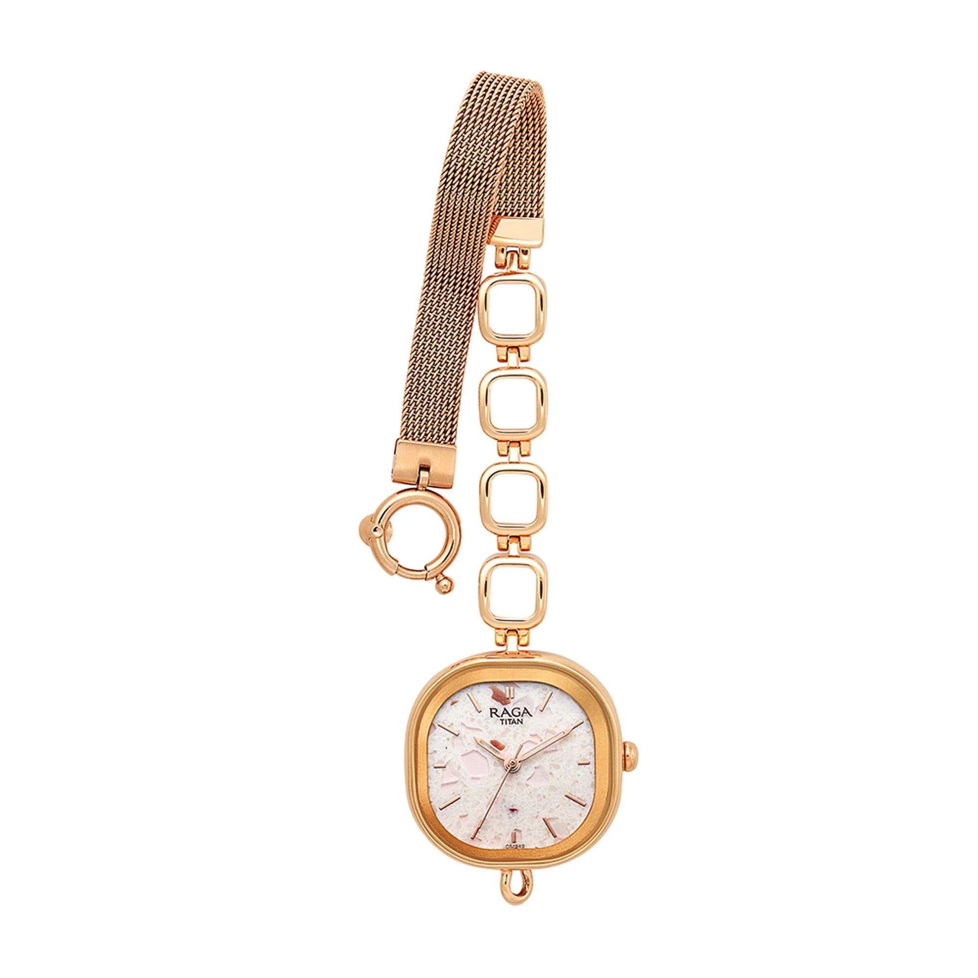 Titan Raga Delight Pink Dial Analog Metal Strap watch for Women - Image 4
