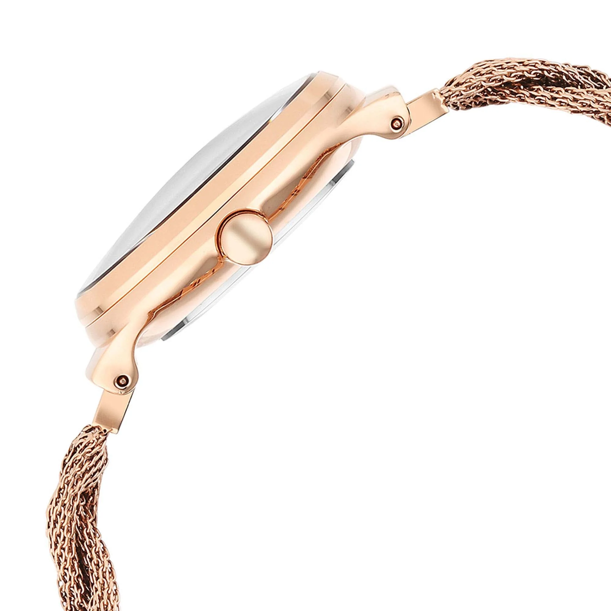 Titan Raga Delight Rose Gold Dial Women Watch With Stainless Steel Strap - Image 5