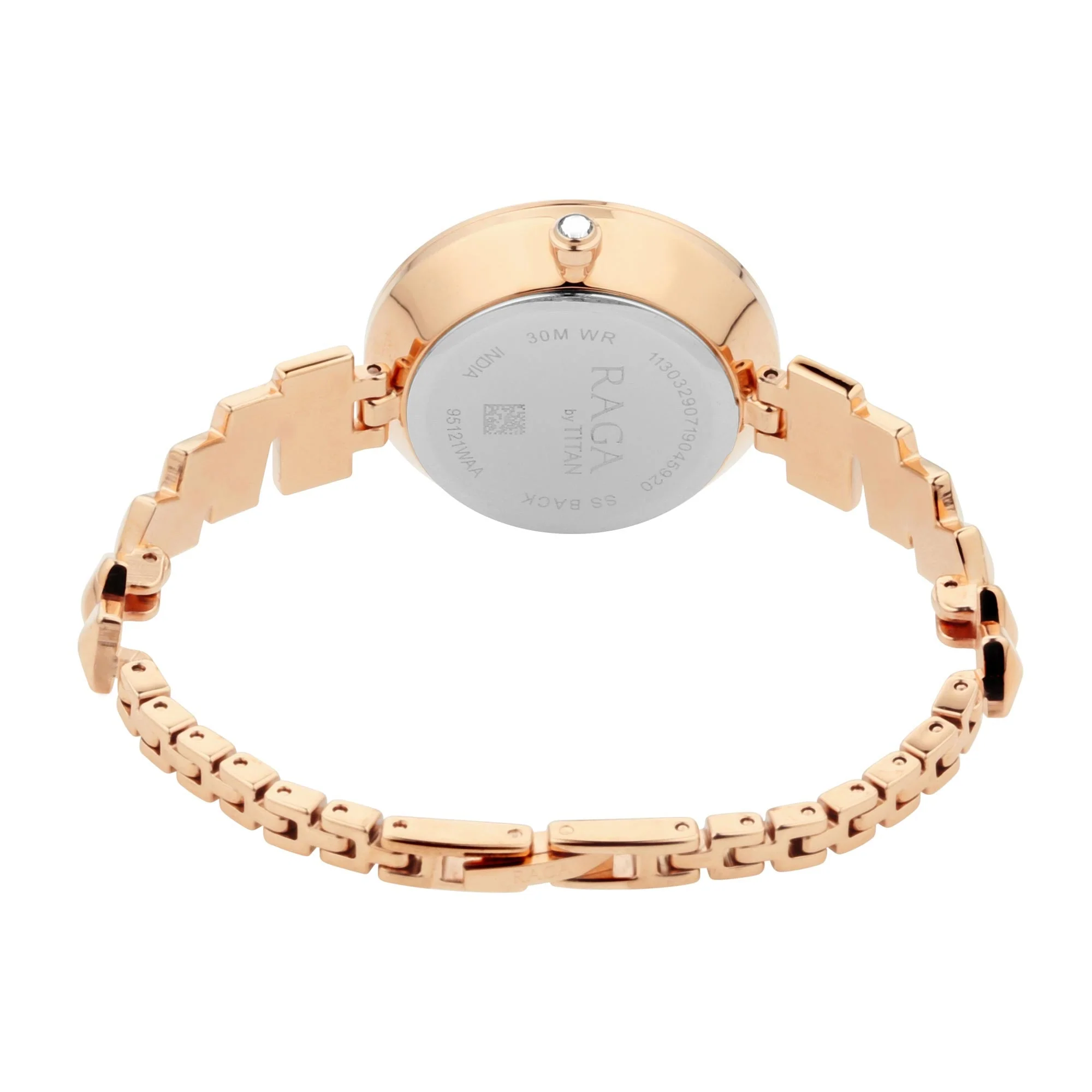 Titan Raga Facets Rose Gold Dial Women Watch With Stainless Steel Strap - Image 6