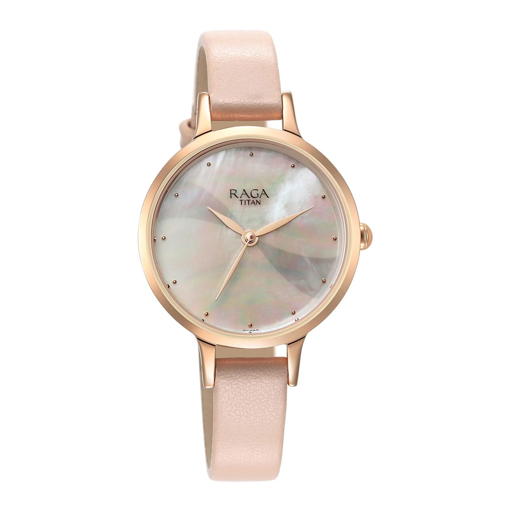 Titan Raga Power Pearls Quartz Analog Mother Of Pearl Dial Metal Strap Watch for Women - Image 3