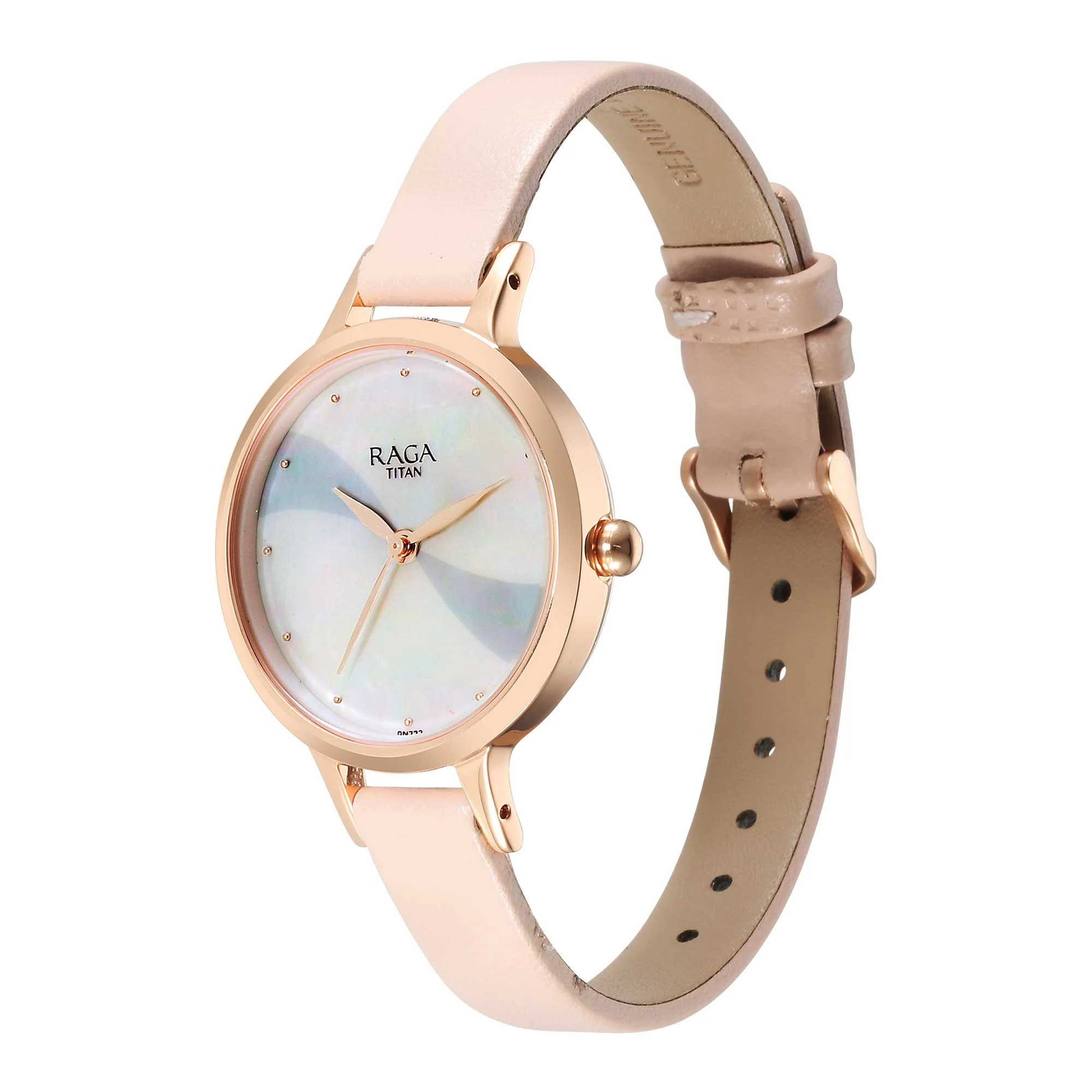 Titan Raga Power Pearls Quartz Analog Mother Of Pearl Dial Metal Strap Watch for Women - Image 4