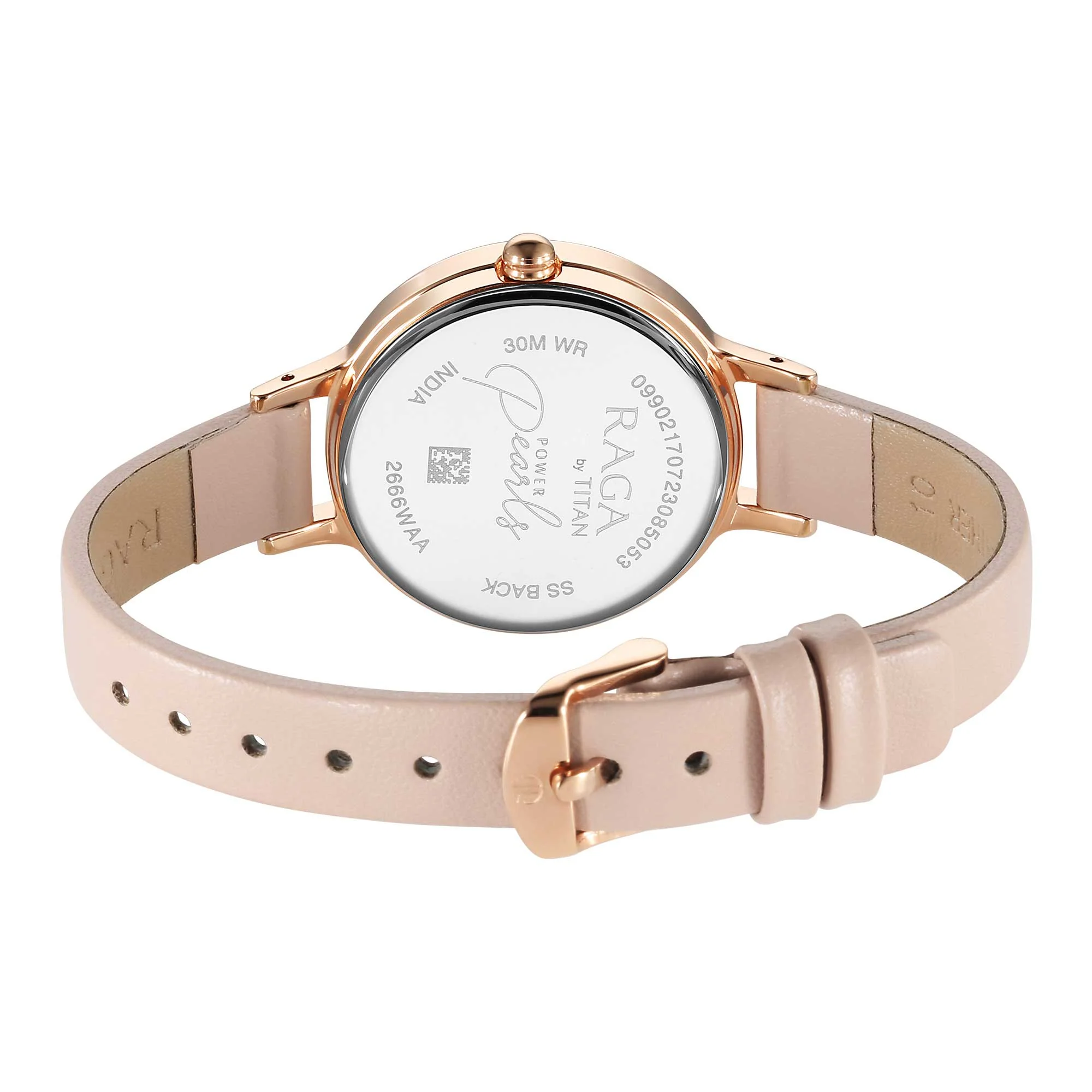 Titan Raga Power Pearls Quartz Analog Mother Of Pearl Dial Metal Strap Watch for Women - Image 6