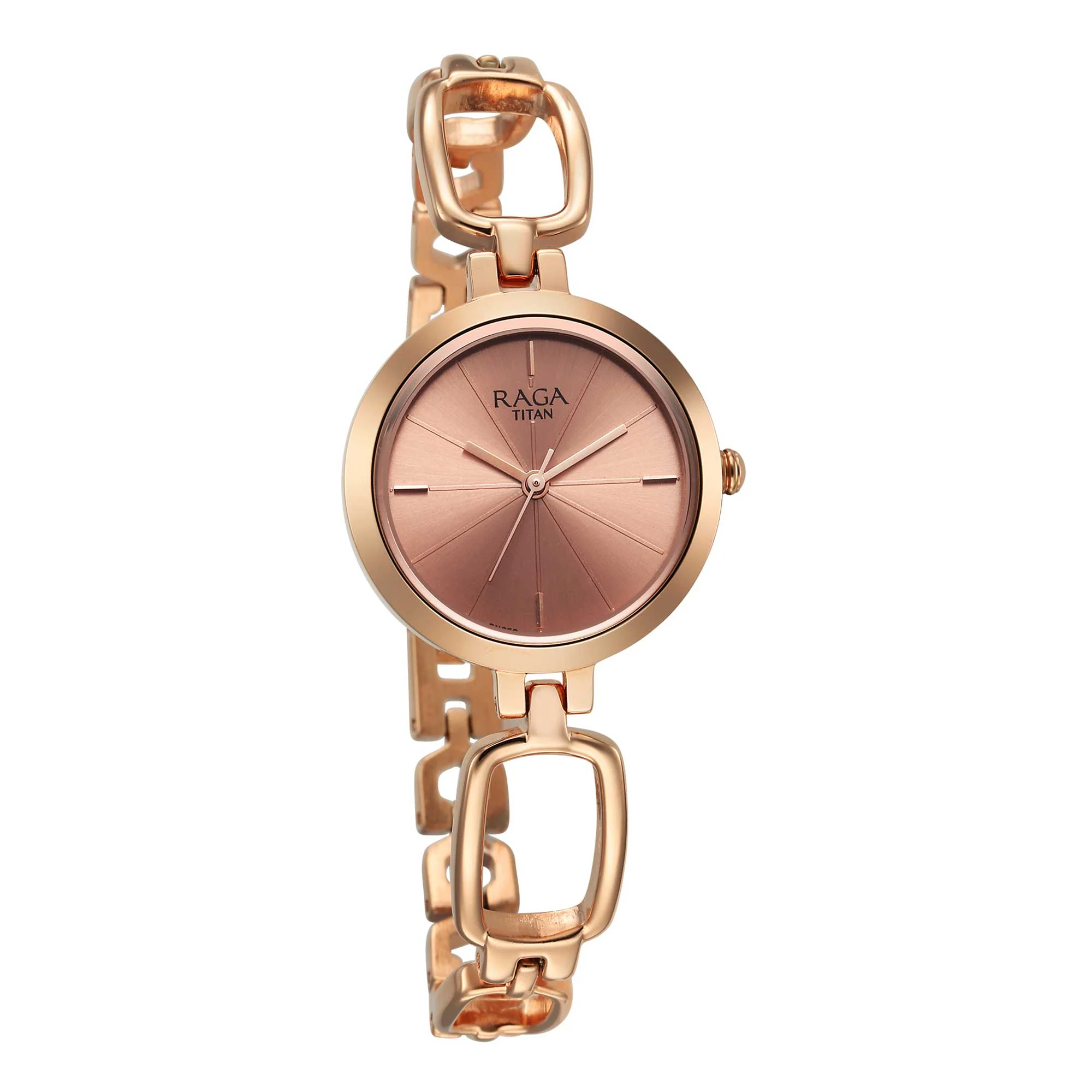 Titan Raga Rose Gold Dial Watch for Women - Image 3