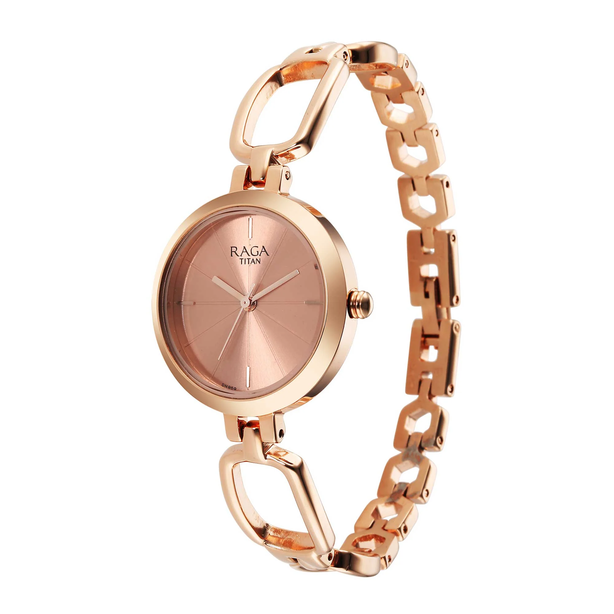 Titan Raga Rose Gold Dial Watch for Women - Image 4