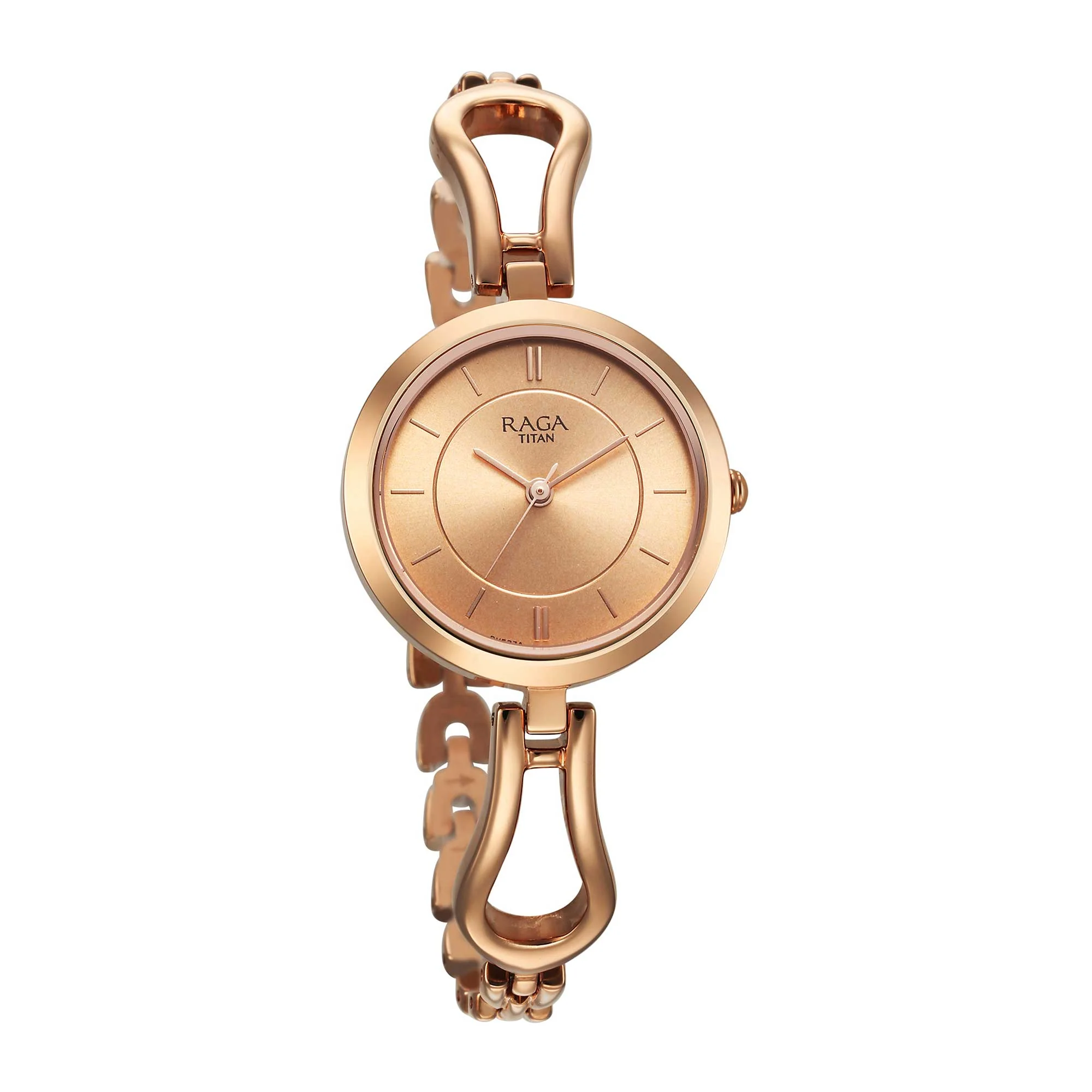 Titan Raga Rose Gold Dial Watch for Women - Image 3