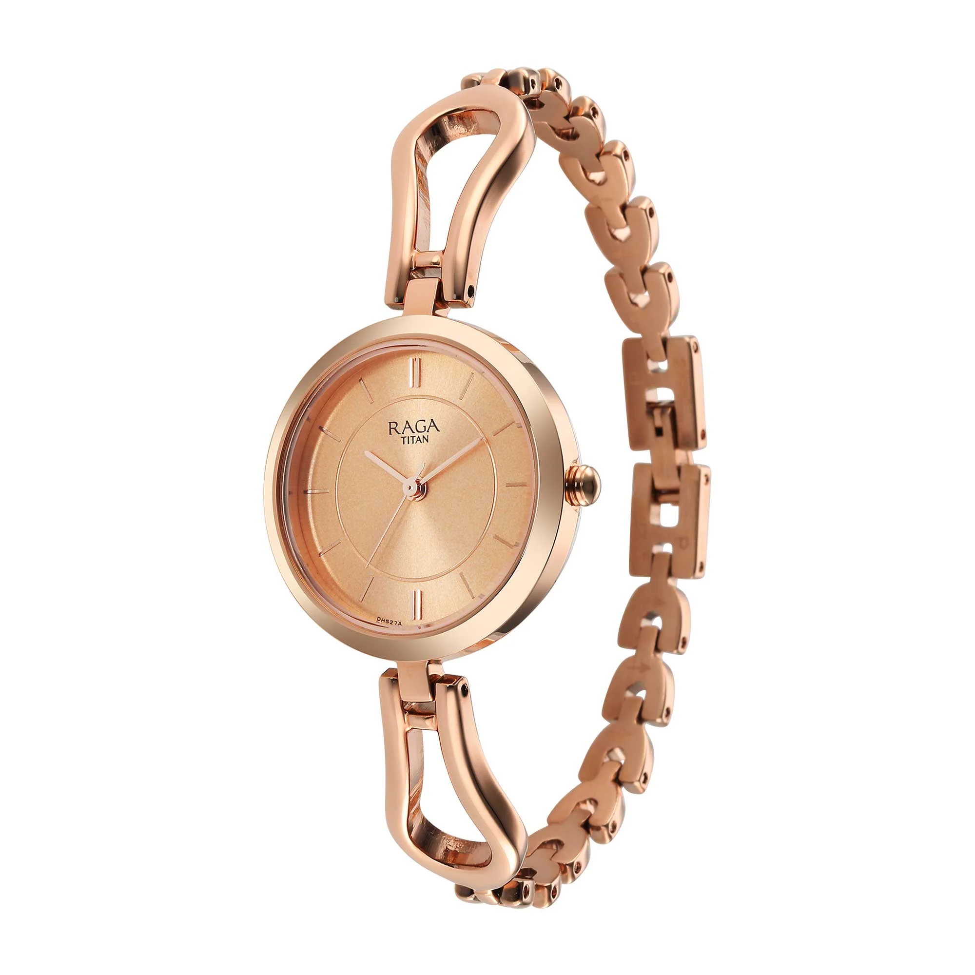 Titan Raga Rose Gold Dial Watch for Women - Image 4
