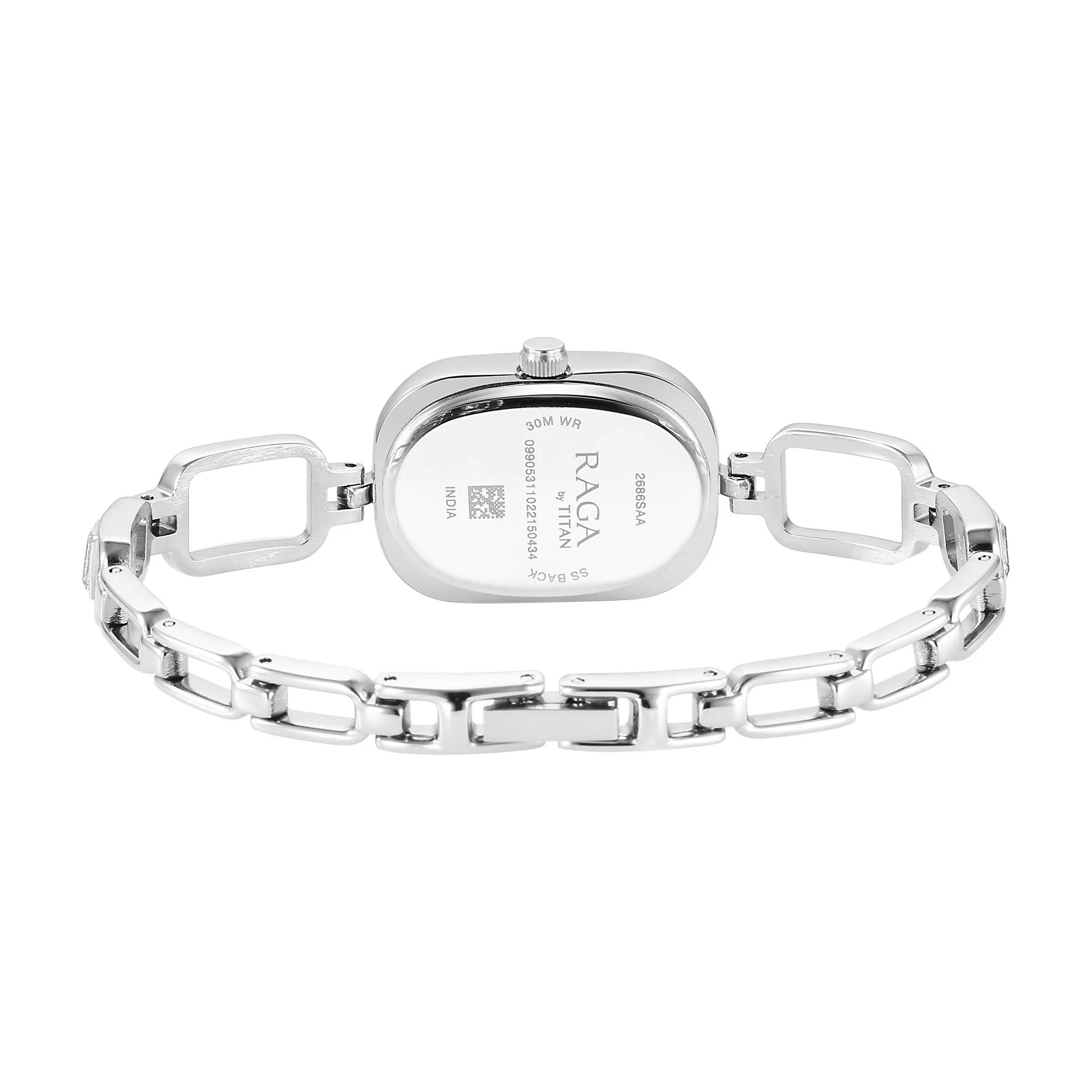 Titan Raga Viva Mother Of Pearl Dial Analog Metal Strap Watch for Women - Image 6