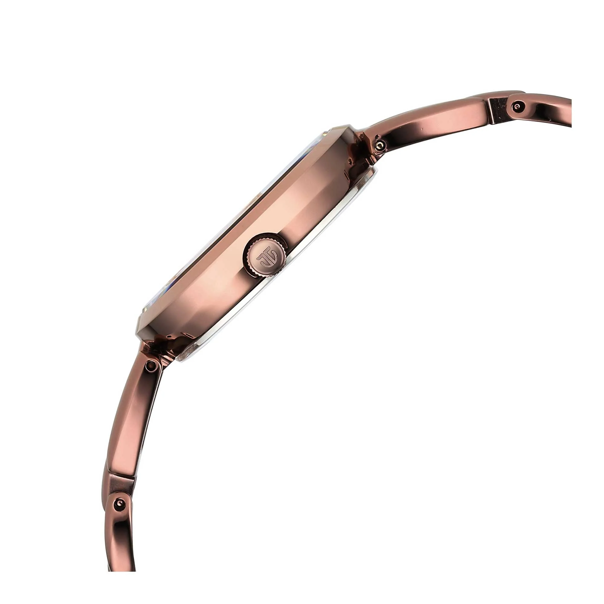 Titan Raga Viva Quartz Analog with Date Rose Gold Dial Brown Metal Strap Watch for Women - Image 5