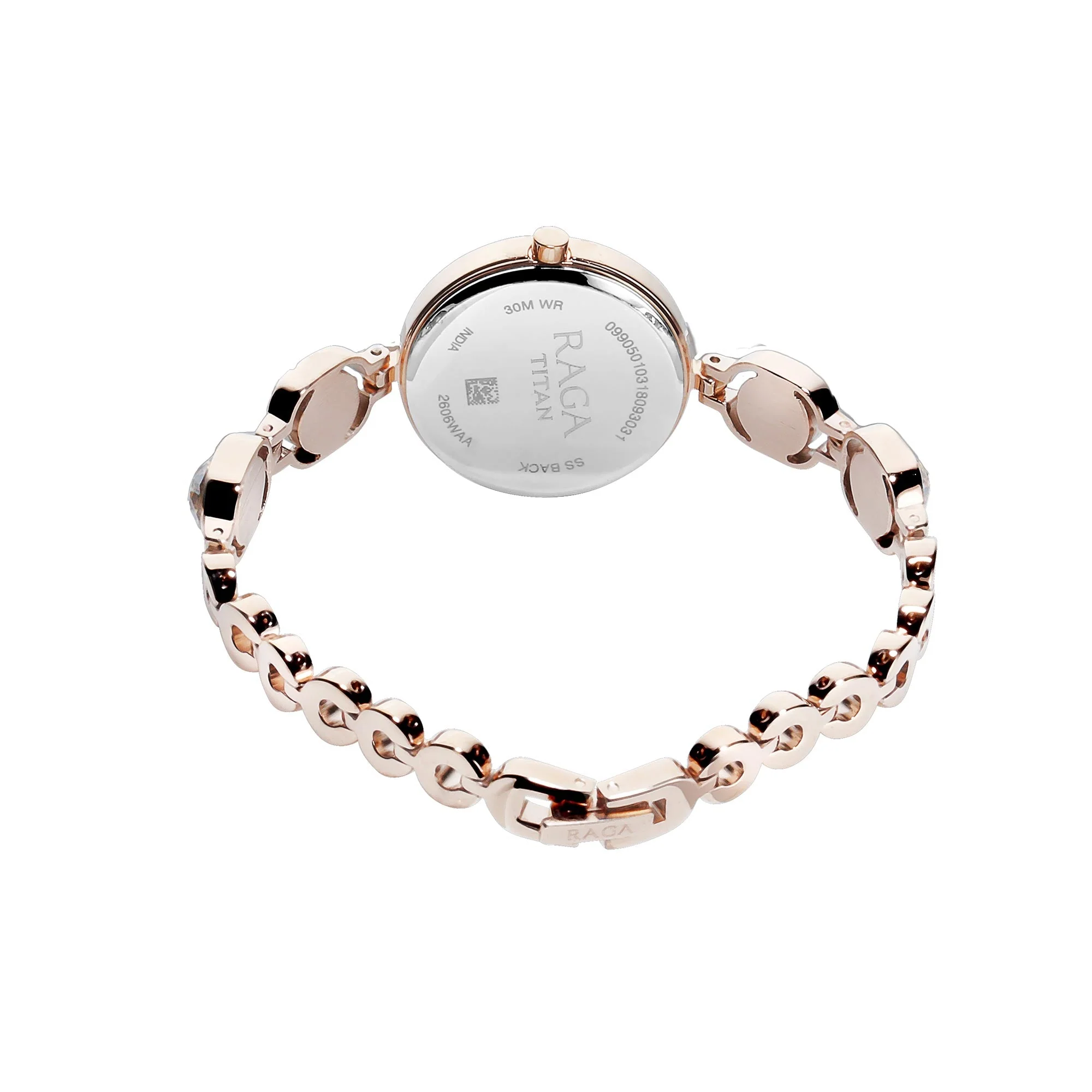 Titan Raga Viva Rose Gold Dial Analog with Date Metal Strap watch for Women - Image 4