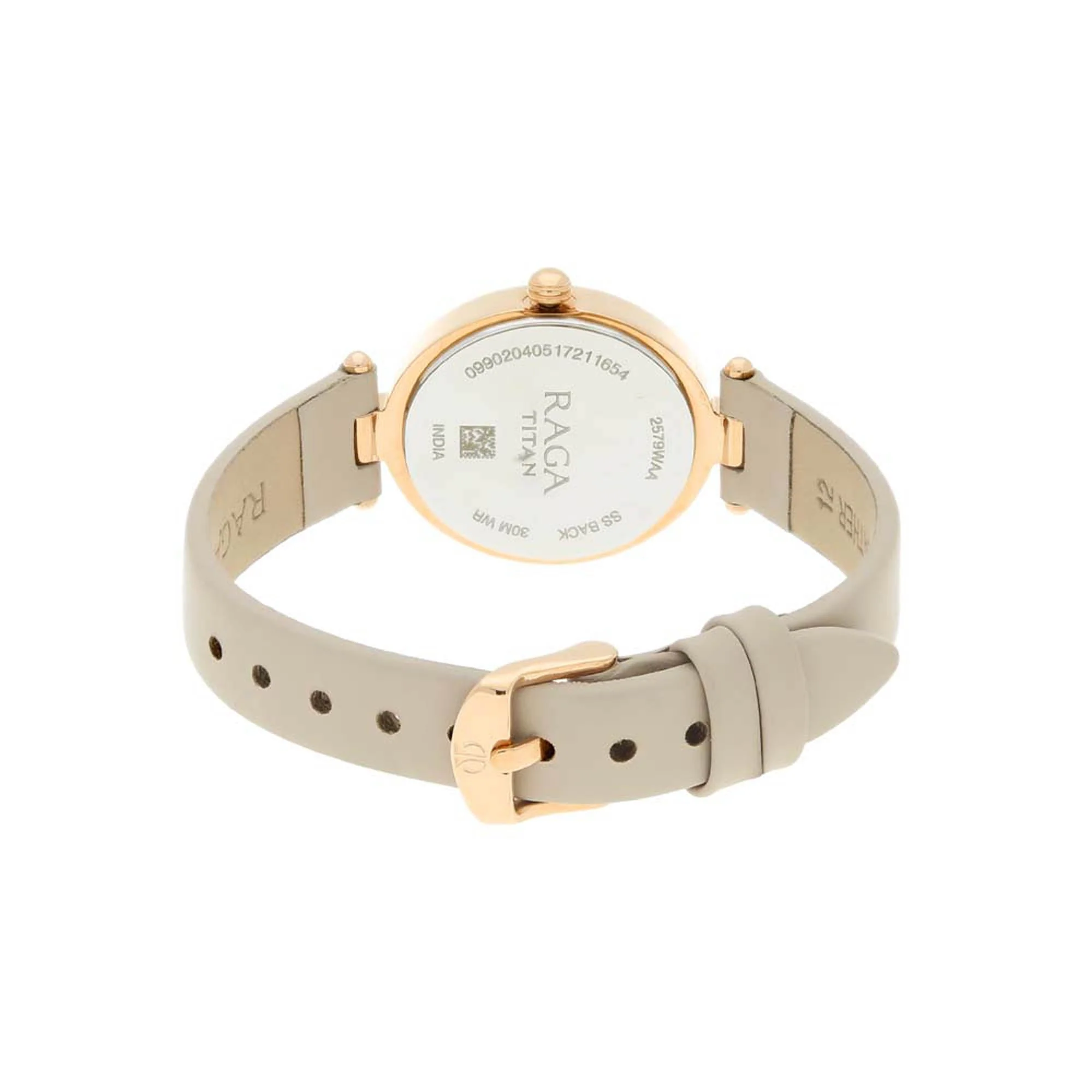 Titan Raga Viva Rose Gold Dial Women Watch With Leather Strap - Image 4