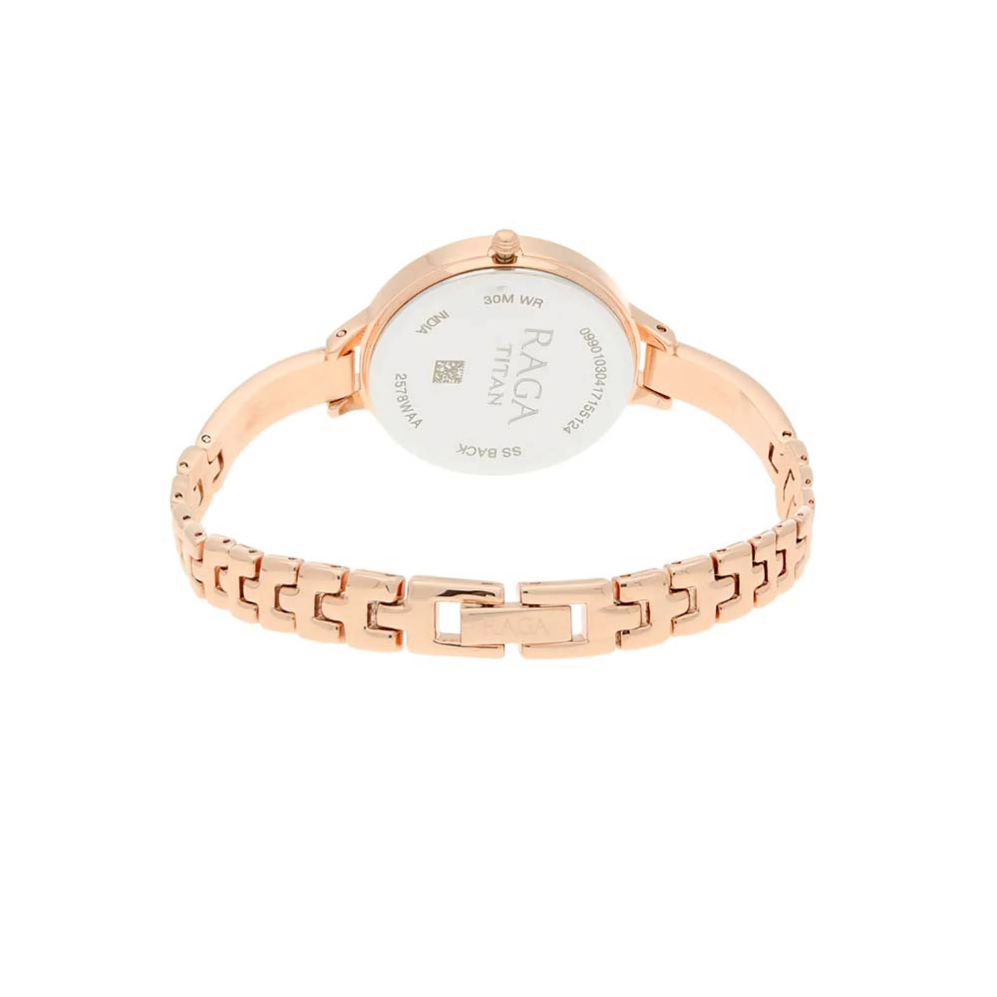 Titan Raga Viva Rose Gold Dial Women Watch With Metal Strap - Image 4