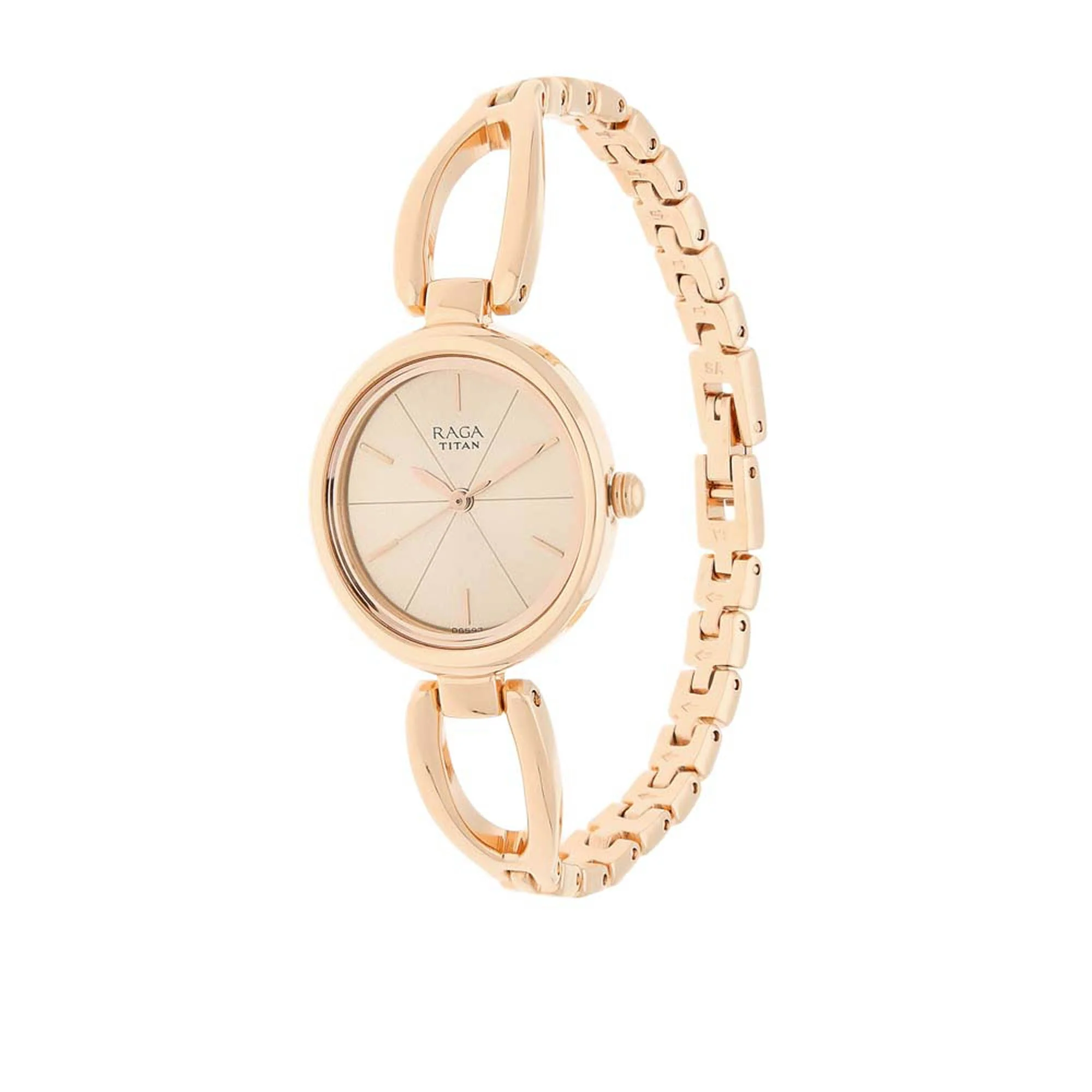 Titan Raga Viva Rose Gold Dial Women Watch With Metal Strap - Image 2