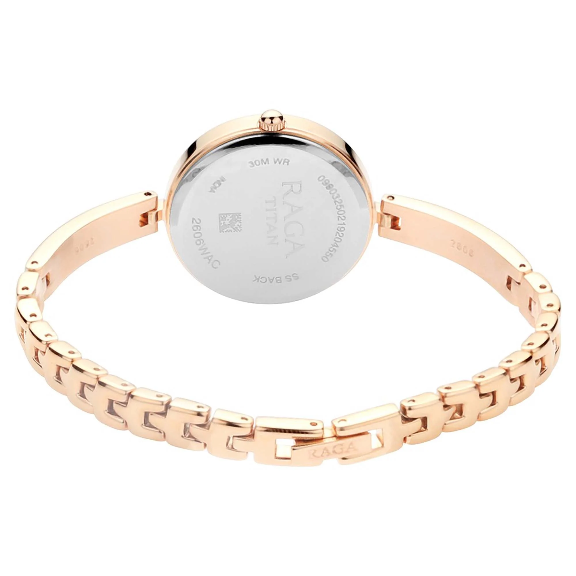 Titan Raga Viva Rose Gold Dial Women Watch With Metal Strap - Image 4