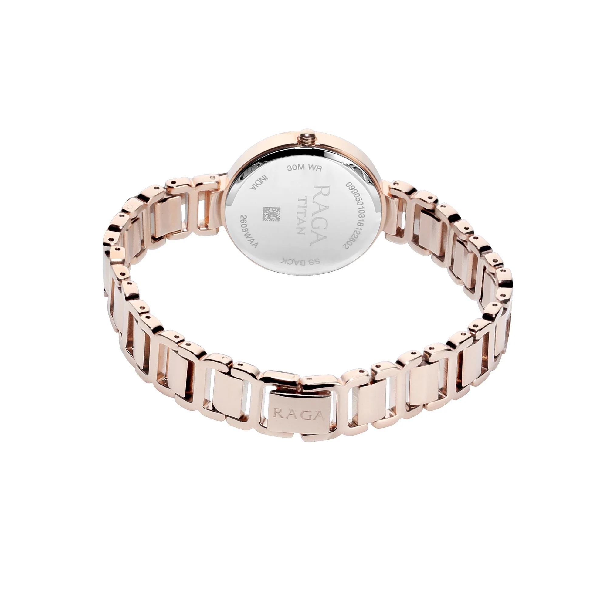 Titan Raga Viva Rose Gold Dial Women Watch With Metal Strap - Image 4
