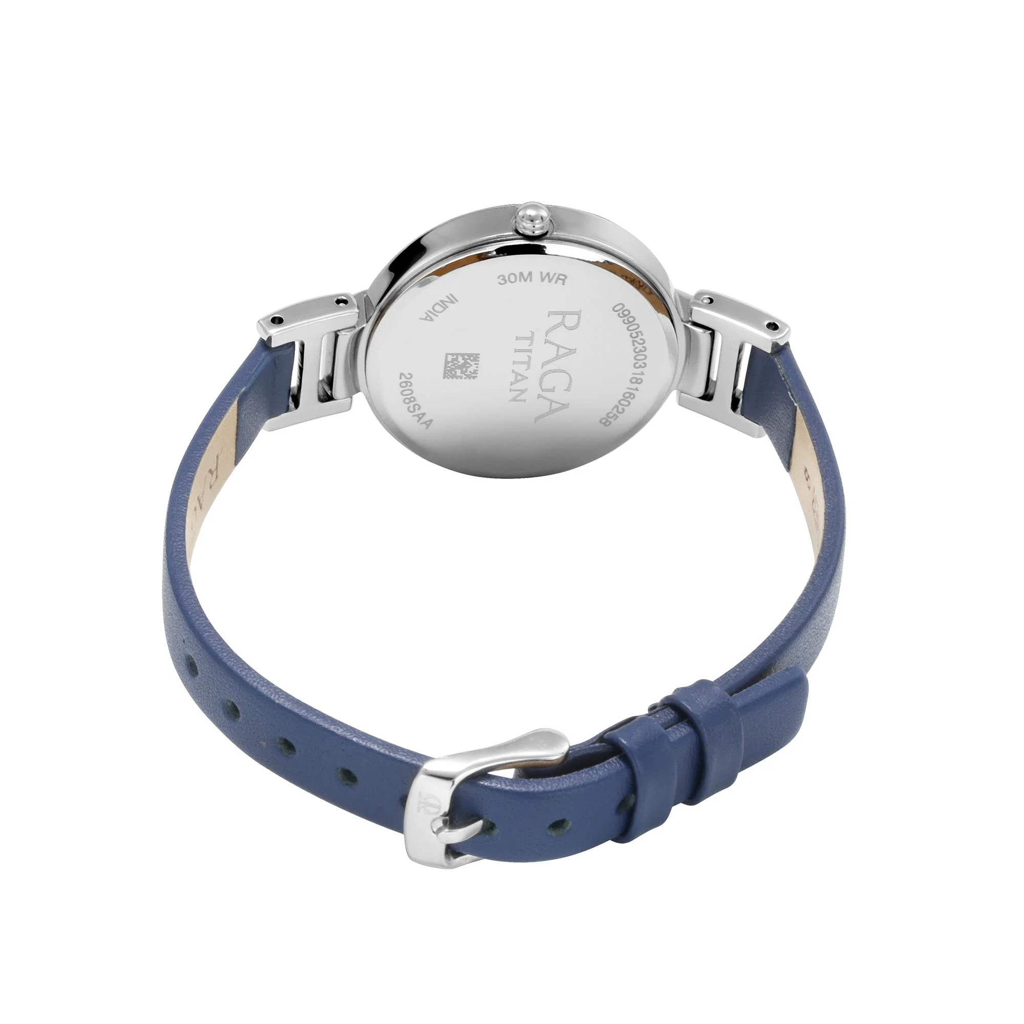 Titan Raga Viva White Dial Analog Leather Strap watch for Women - Image 4