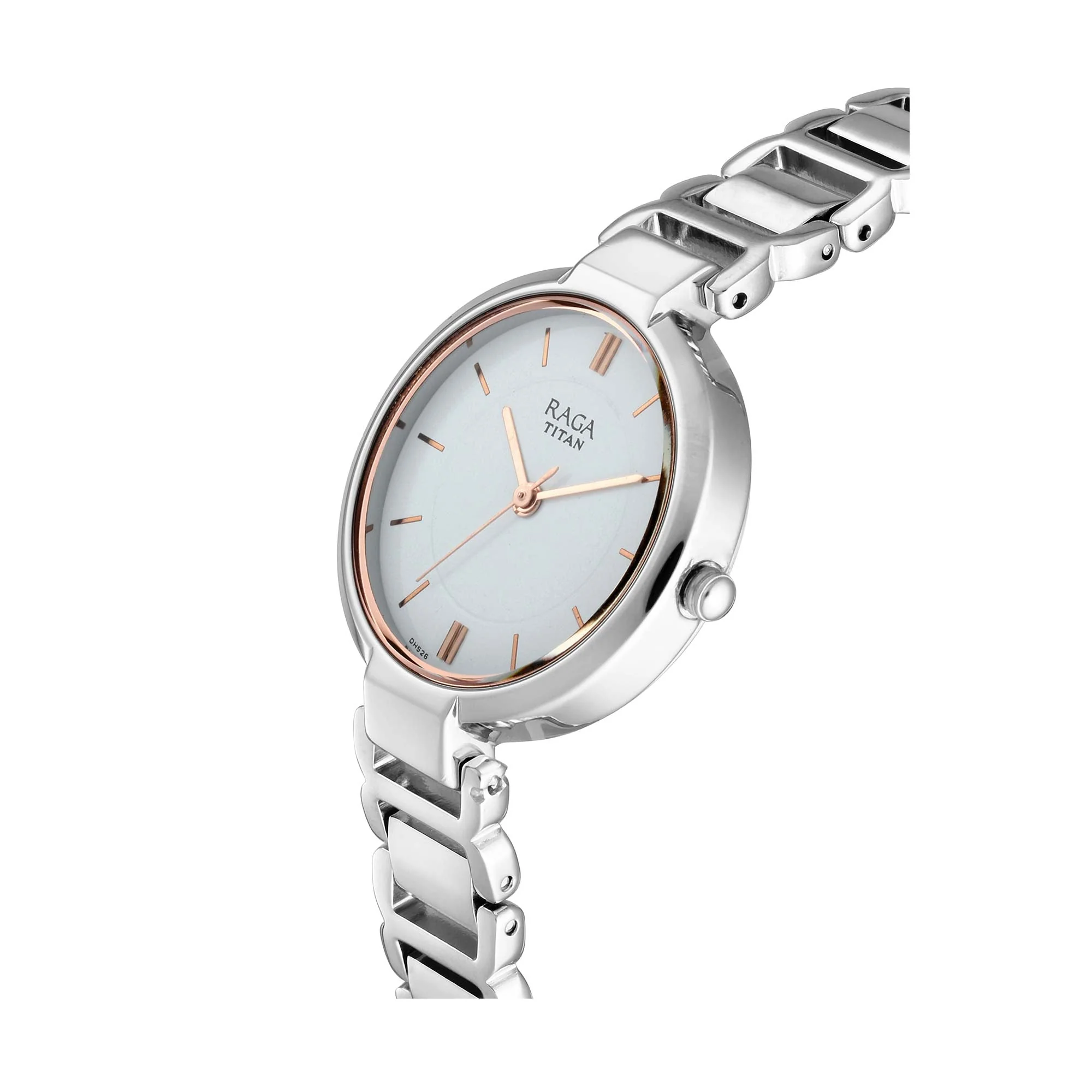 Titan Raga Viva White Dial Analog Metal Strap watch for Women - Image 2