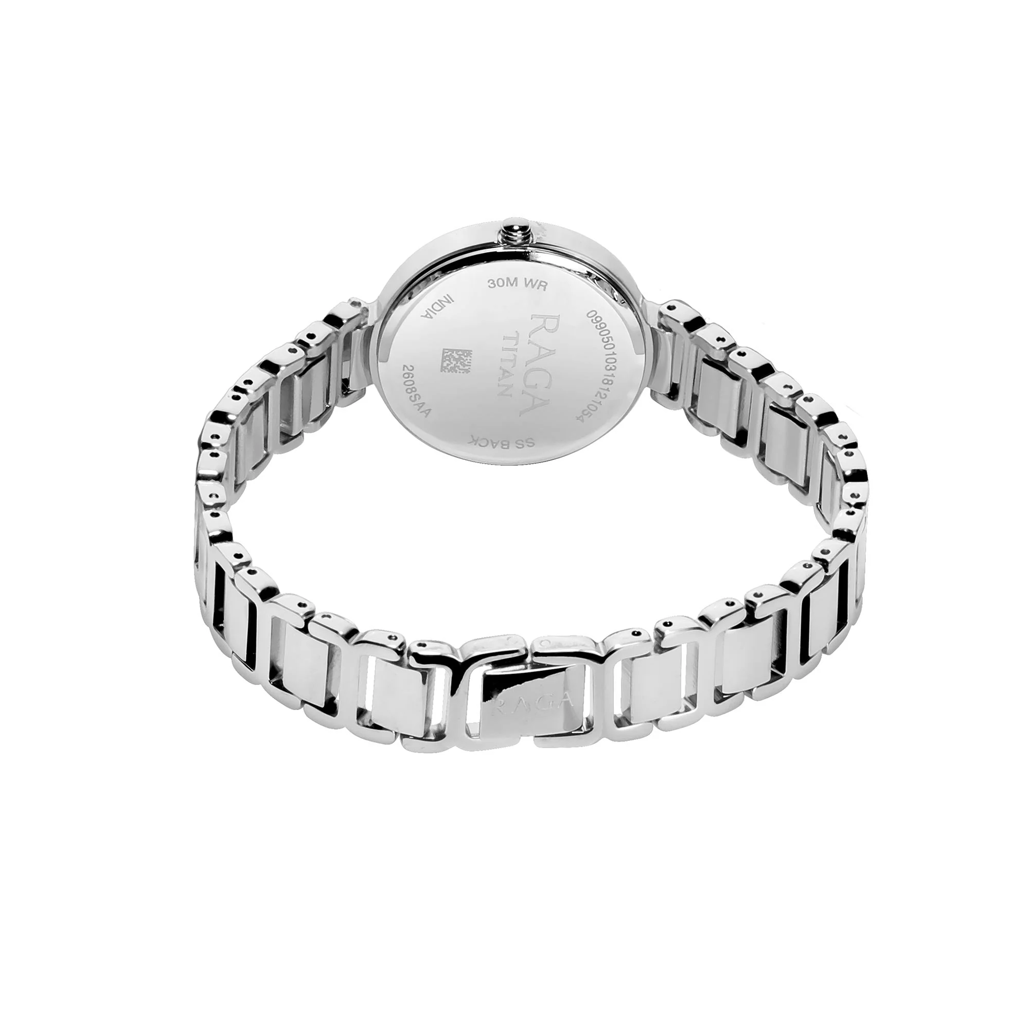 Titan Raga Viva White Dial Analog Metal Strap watch for Women - Image 4