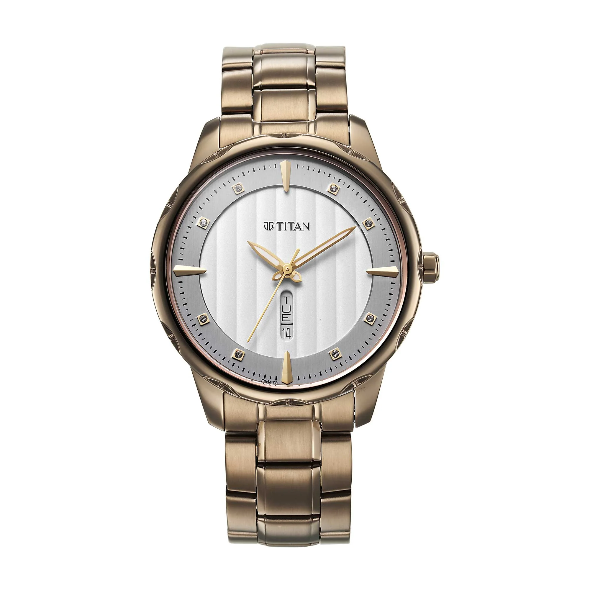 Titan Regalia Opulent White Dial Watch for Men - Image 2