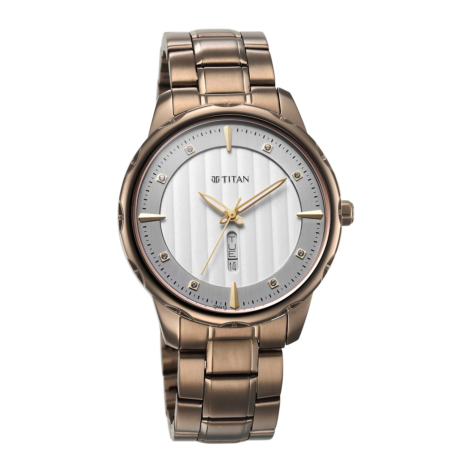 Titan Regalia Opulent White Dial Watch for Men - Image 3