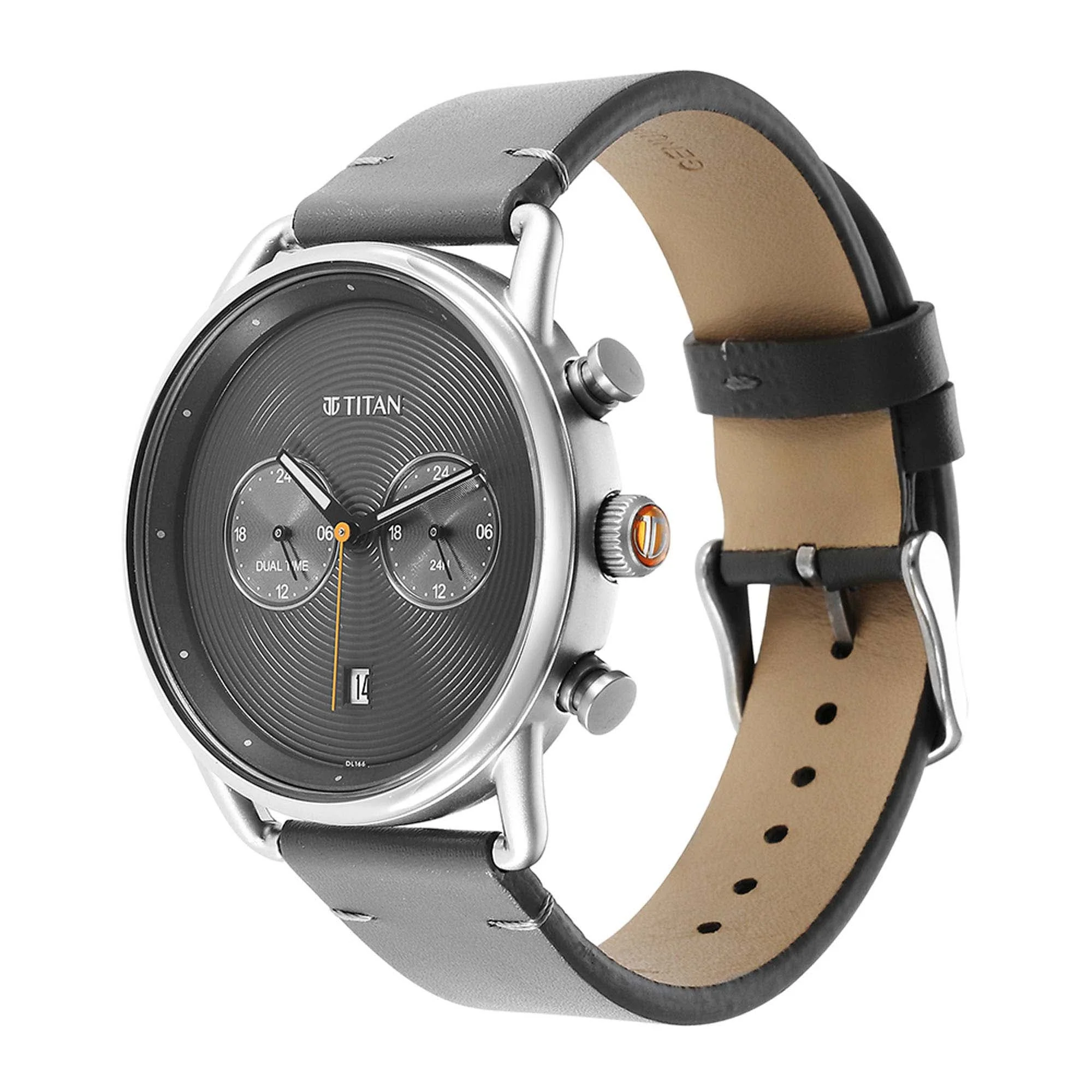 Titan Retro Analog Quartz Leather Strap watch for Men - Image 4