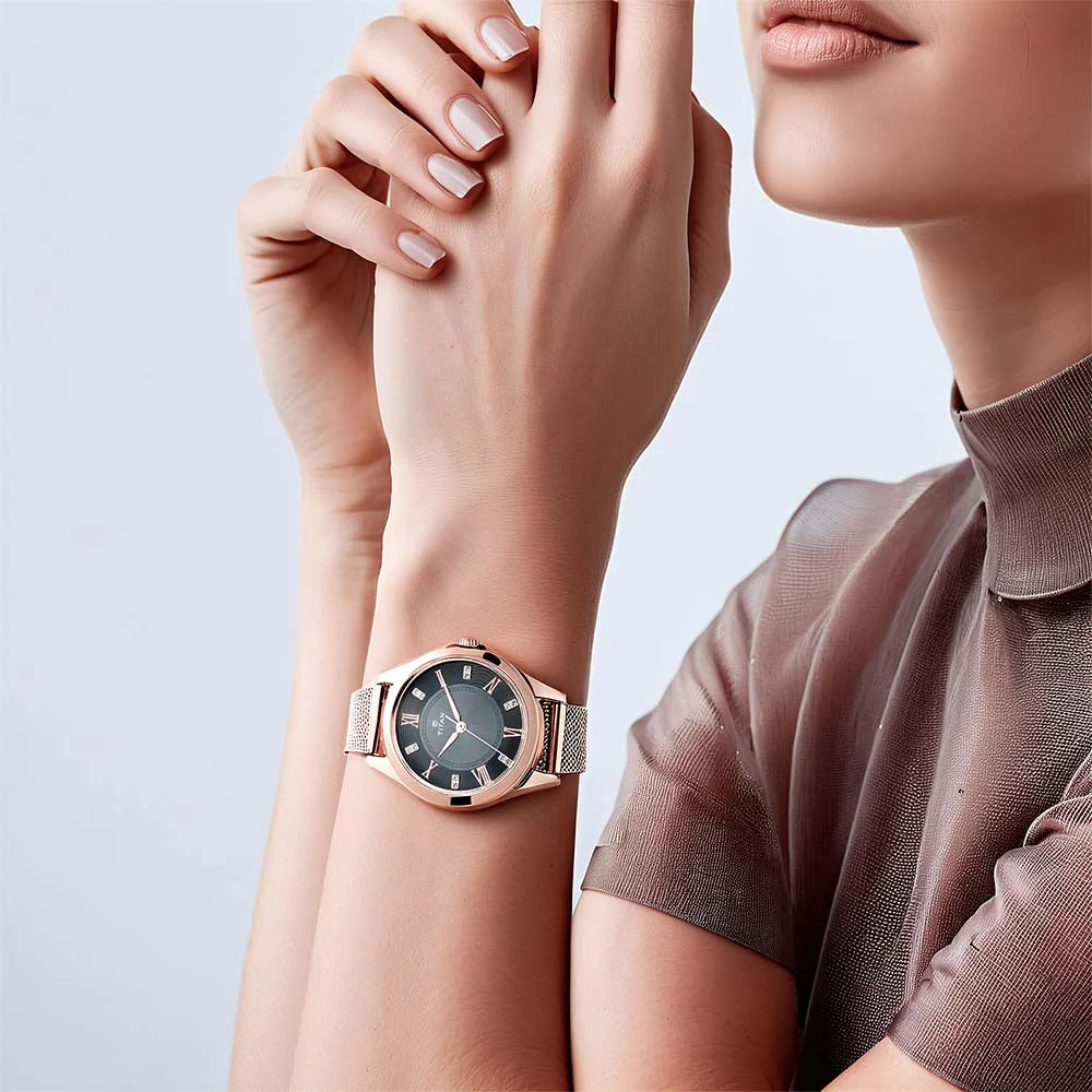 Titan Sparkle Anthracite Dial Analog Watch for Women - Image 7