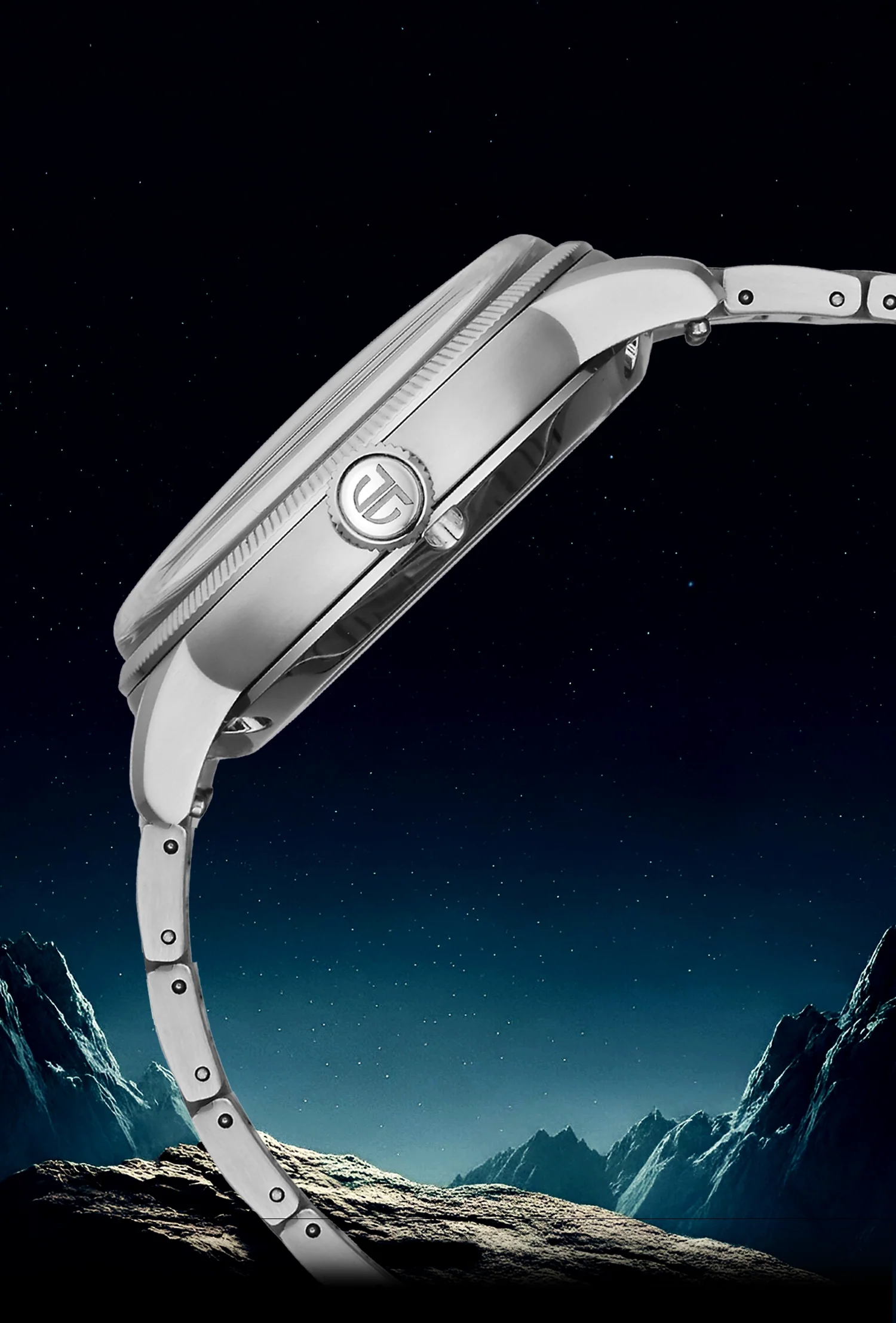 Titan Stellar Meteorite Open-Heart Dial Automatic Watch - Image 5