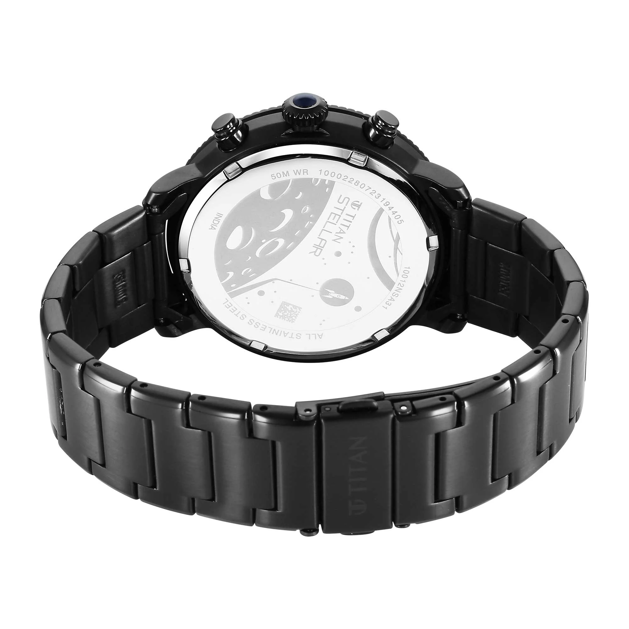 Titan Stellar Blue Dial Multifunctional Analog Watch - Image 6