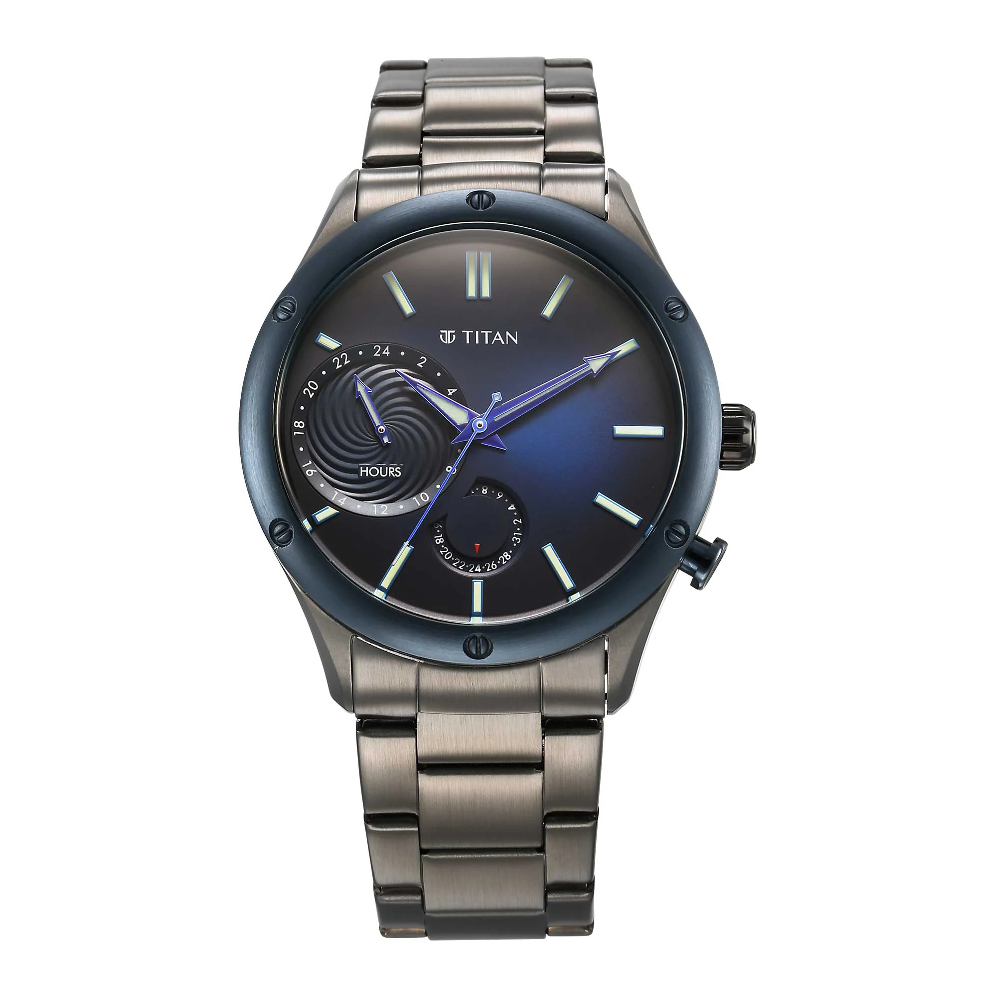 Titan Stellar Blue Dial Multifunctional Analog Watch - Image 2